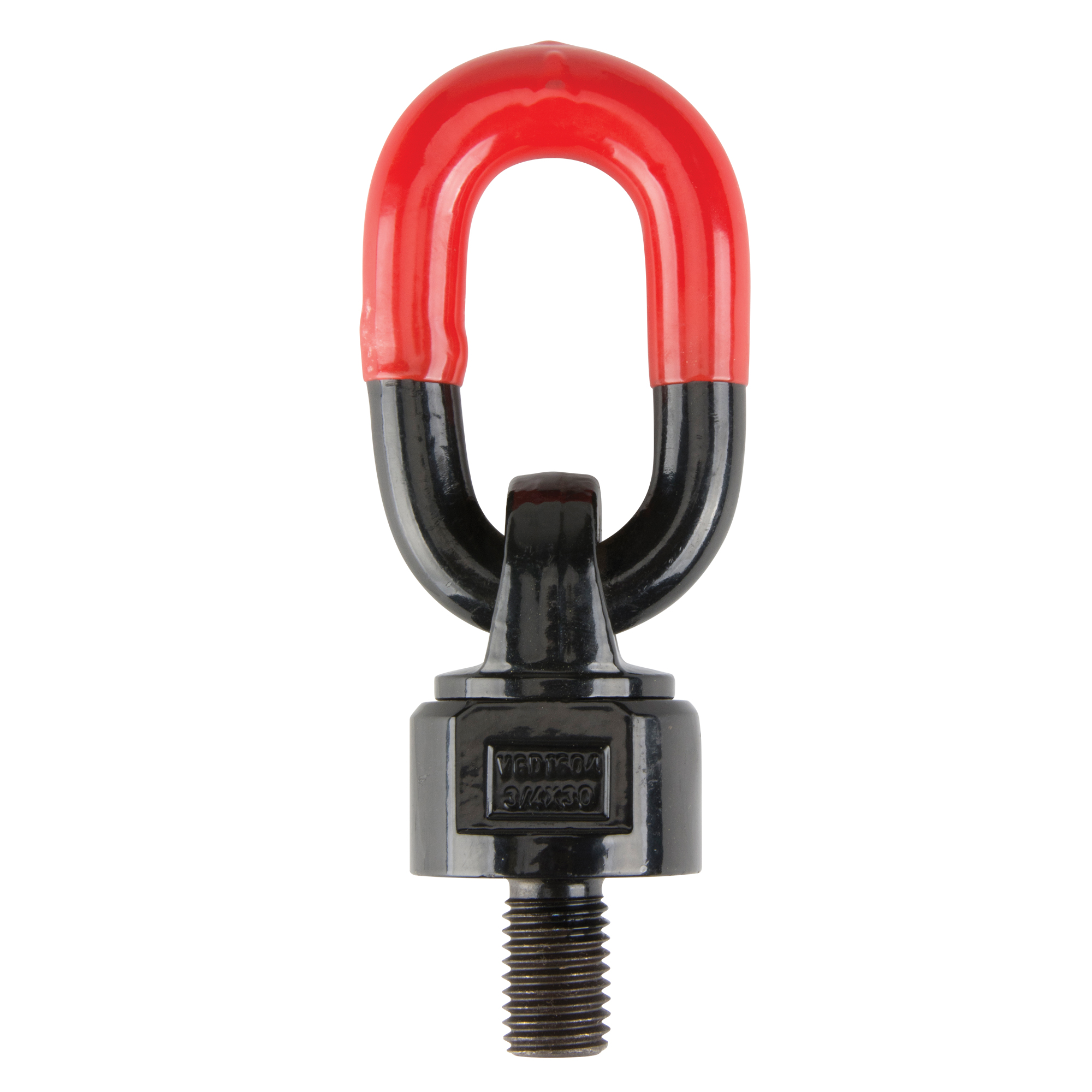 Anneaux de treuil de levage pivotant, 1-1/4", Longueur du filetage 50 mm, Acier allié