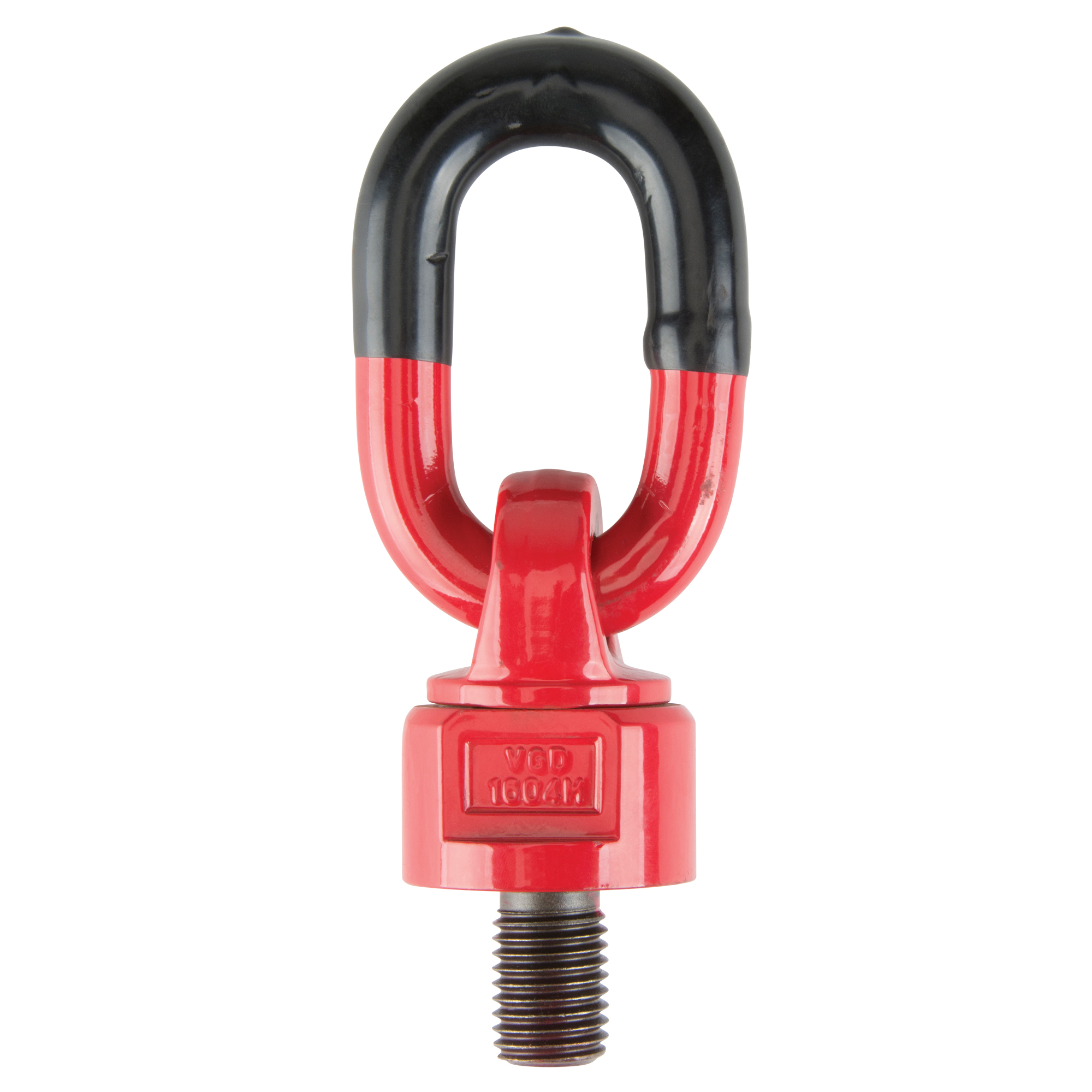 Anneaux de treuil de levage pivotant, M10, Longueur du filetage 18 mm, Acier allié