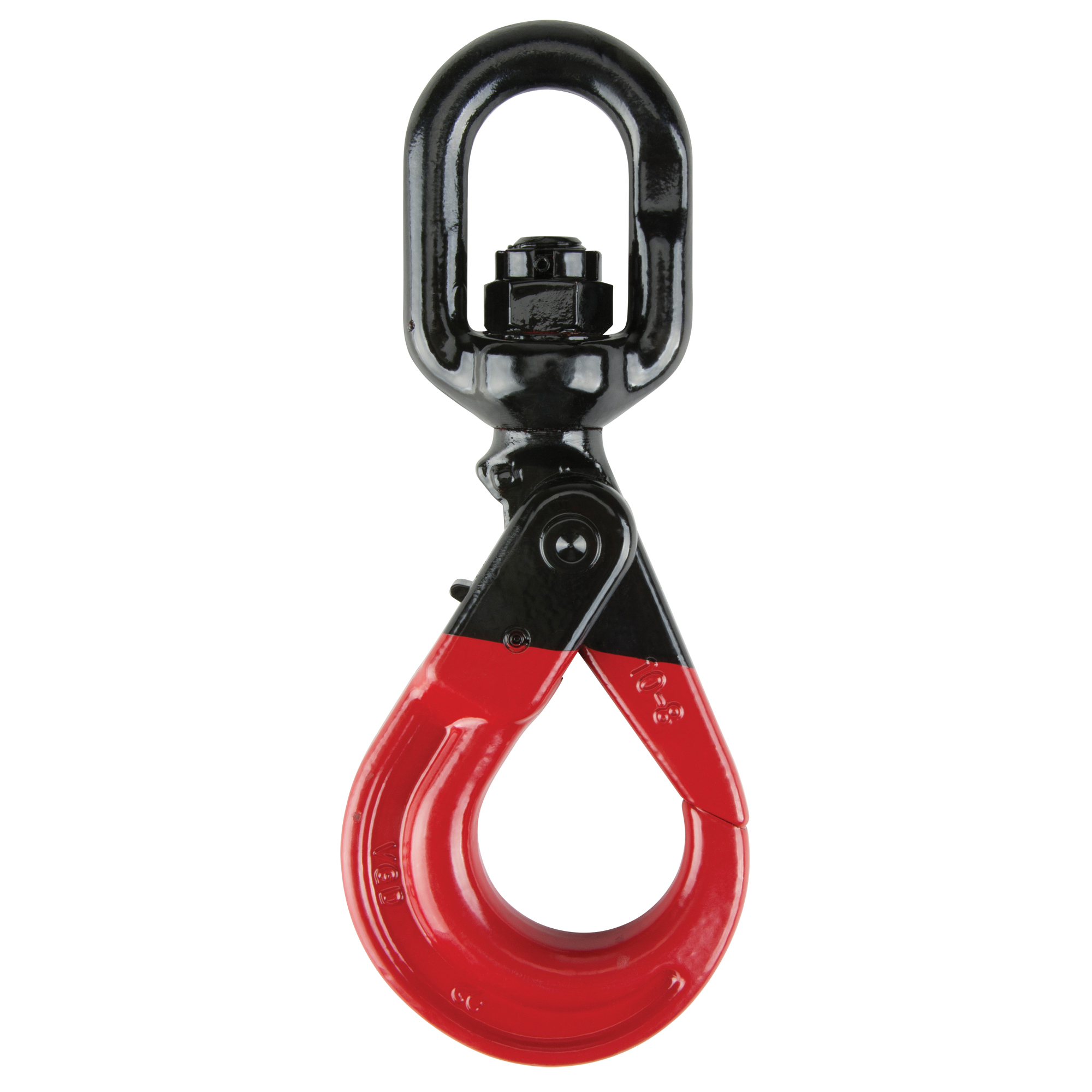 Crochet pivotant autoverrouillable