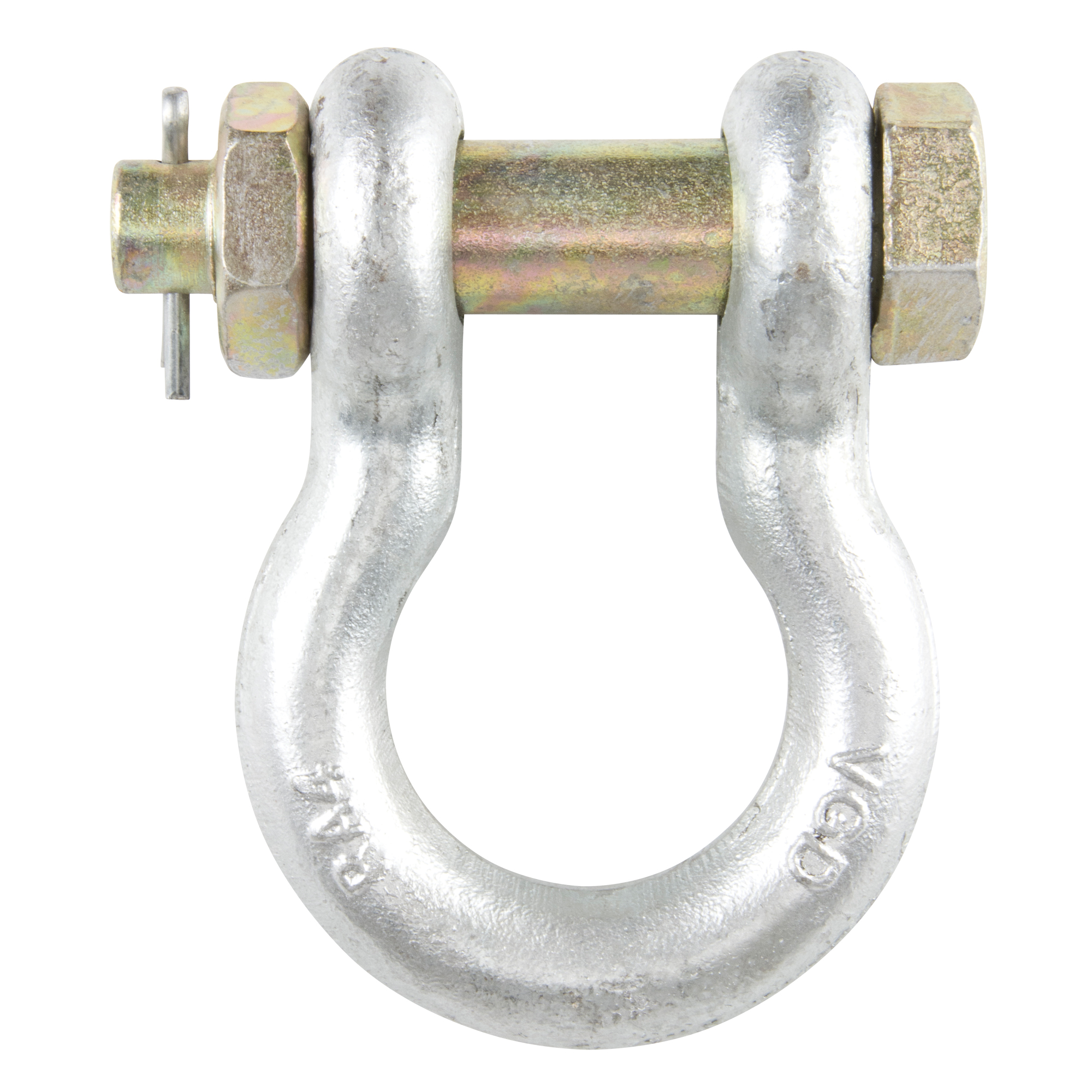 Manille d'ancrage à boulon, 5/8", Type de boulon, Galvanisé à chaud
