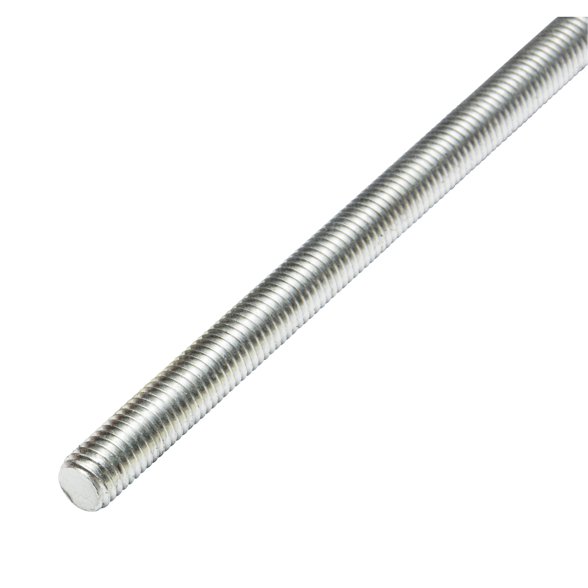 Tige filetée, 1"-8, 144" lo, Zingué, Grade Calibre 2