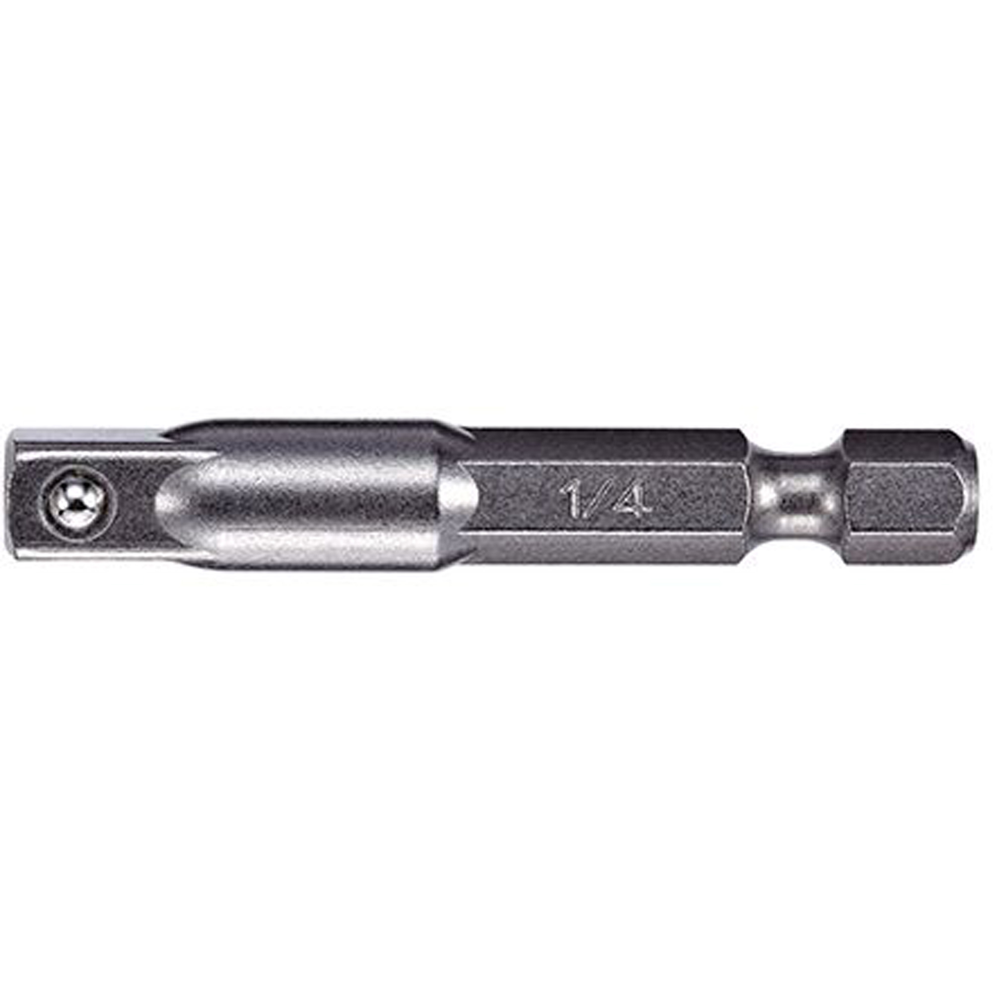 Adaptateur et rallonge, 1/4" Prise, Dimension mâle 1/4", Clavette, 3" lo