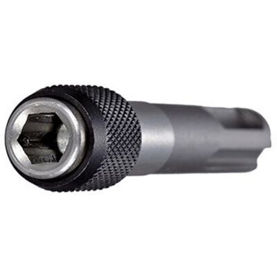 Adaptateur et rallonge, 1/4" Prise, Dimension mâle 1/4", Clavette, 2" lo