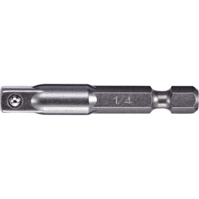 Adaptateur et rallonge, 1/4" Prise, Dimension mâle 1/4", Sphérique, 2" lo