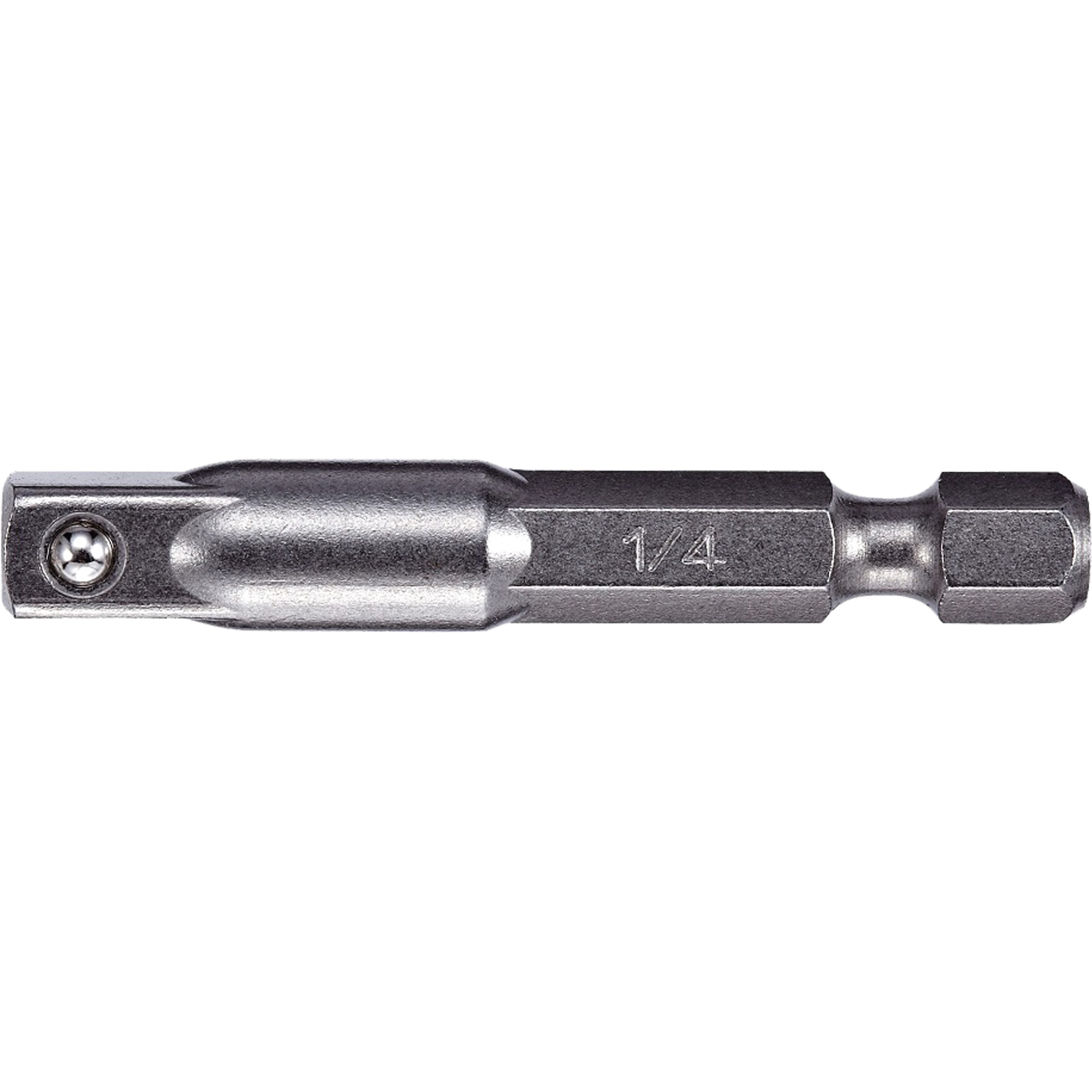 Adaptateur et rallonge, 1/4" Prise, Dimension mâle 1/4", Sphérique, 2" lo