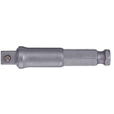 Adaptateur et rallonge, 7/16" Prise, Dimension mâle 1/2", Clavette, 3" lo