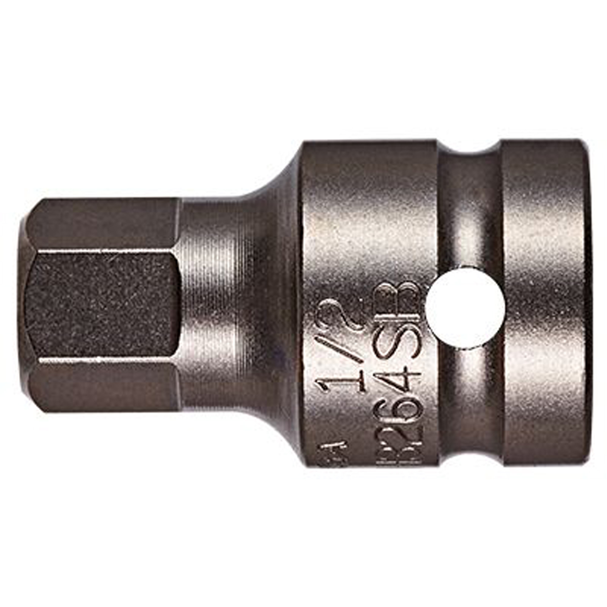 Embout à insérer, Hexagonale, 10 mm x 1-1/2" lo, Prise 1/2"