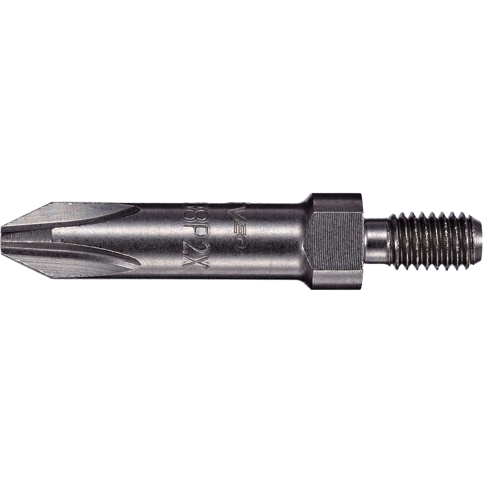 Embout cruciforme fileté 10-32 extra dur