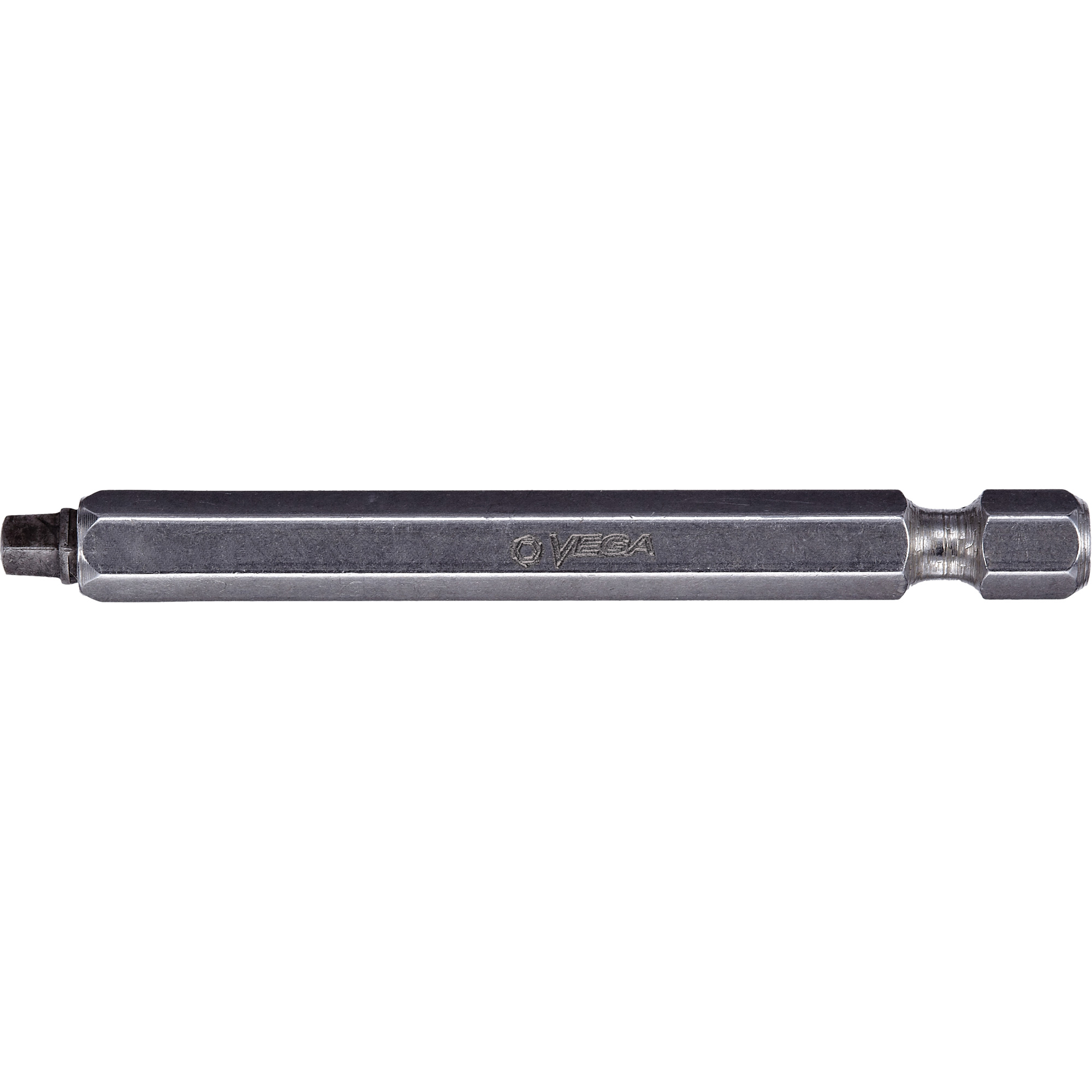 Embout deux-pièces à corps rétréci pour la construction pour outils électriques, Carrée, Embout #2, Prise 1/4", Longueur 2"