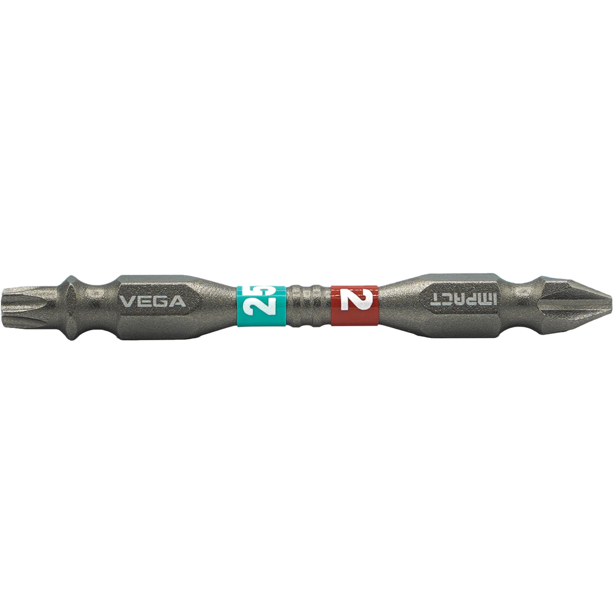 Embout double pour outil électrique ImpactechMD, Phillips double, Embout P2-T25, Prise 1/4", Longueur 2-9/16"