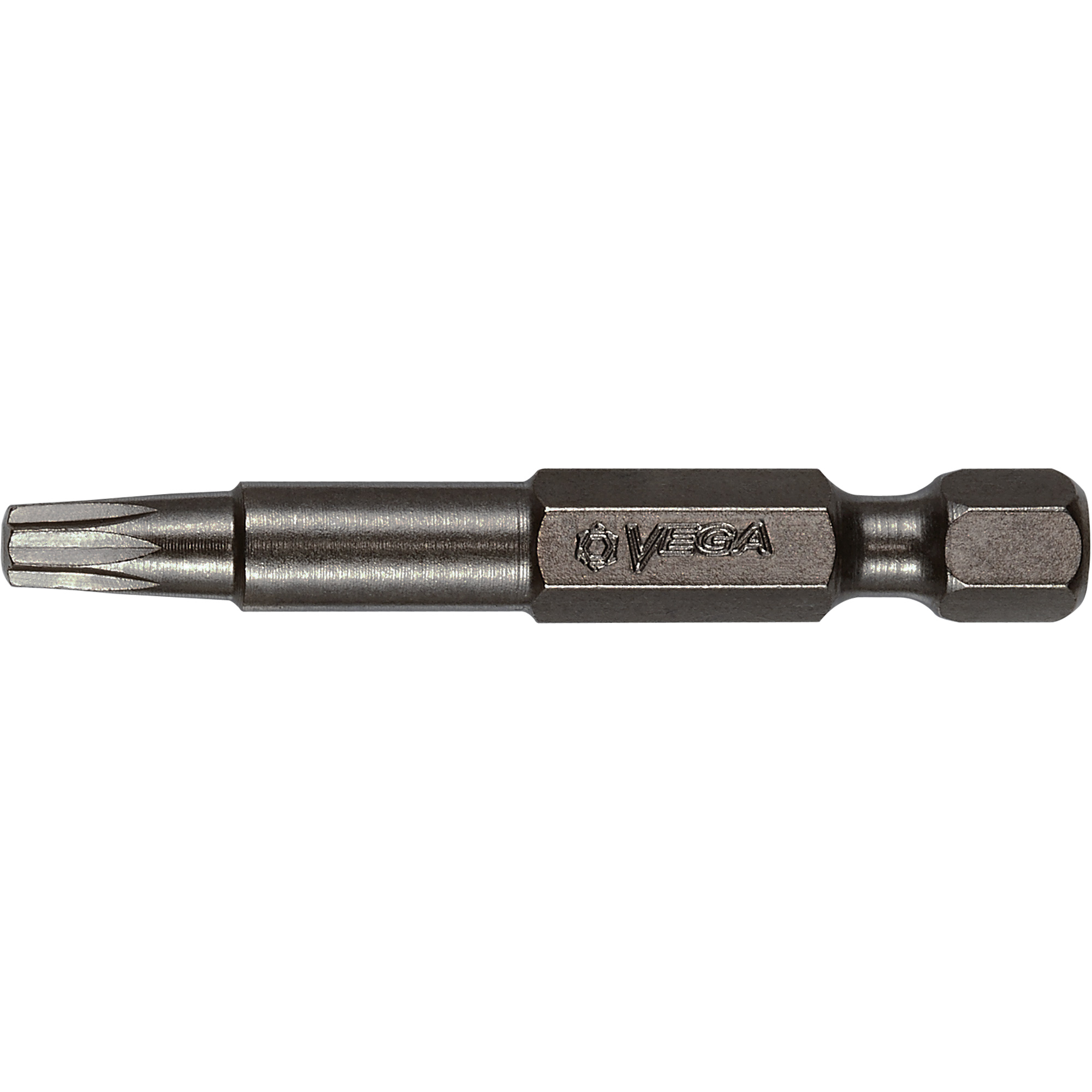 Embout pour outil électrique, Double carré, Embout #2, Prise 1/4", Longueur 2-3/4"