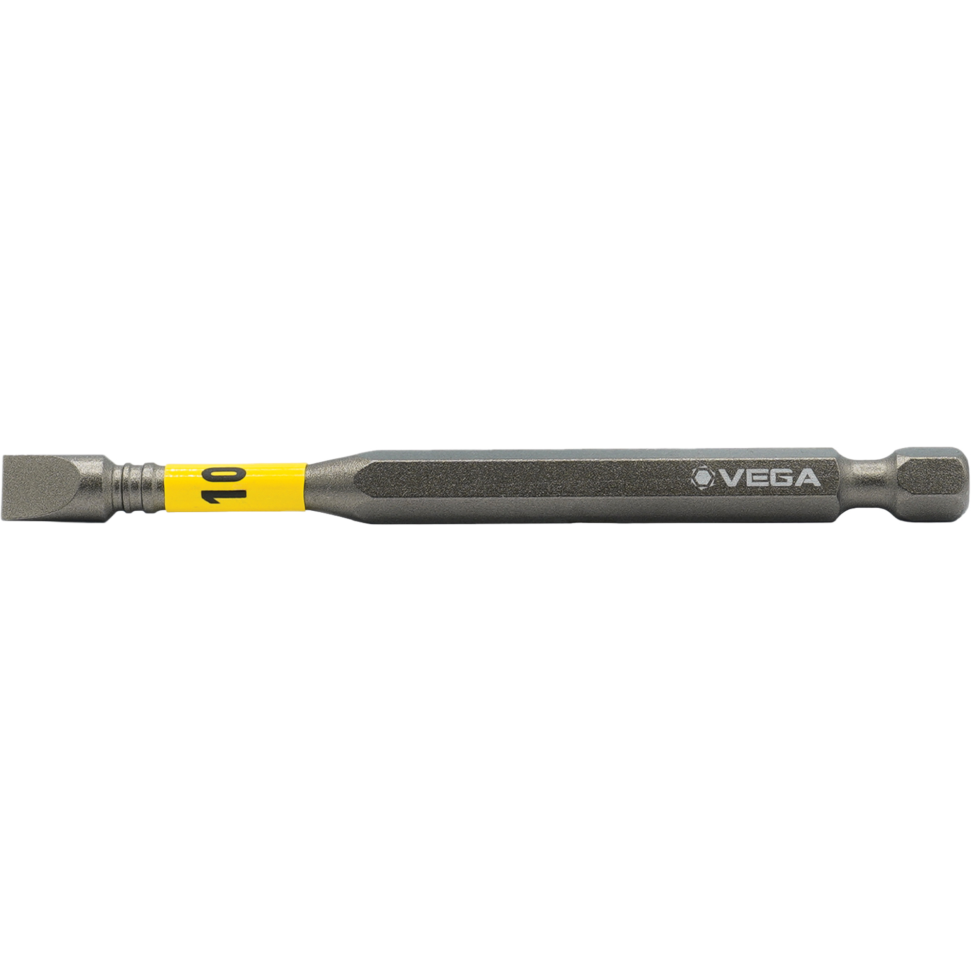 Embout pour outils électriques ImpactechMD, Fente, Embout 10F-12R, Prise 1/4", Longueur 3-1/2"