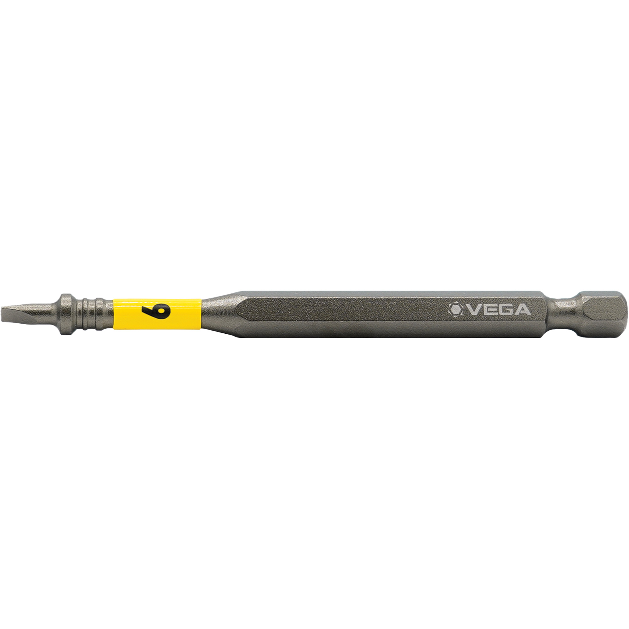 Embout pour outils électriques ImpactechMD, Fente, Embout 6F-8R, Prise 1/4", Longueur 3-1/2"