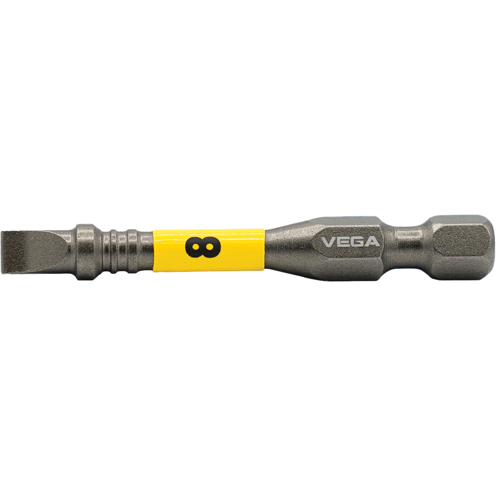 Embout pour outils électriques ImpactechMD, Fente, Embout 8F-10R, Prise 1/4", Longueur 2"