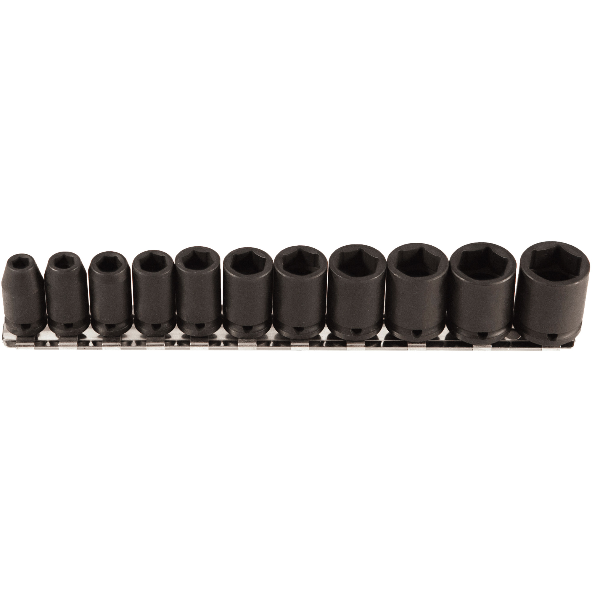 Jeu de douilles, 11 Mcx, Chocs, Prise de 1/4", Profond