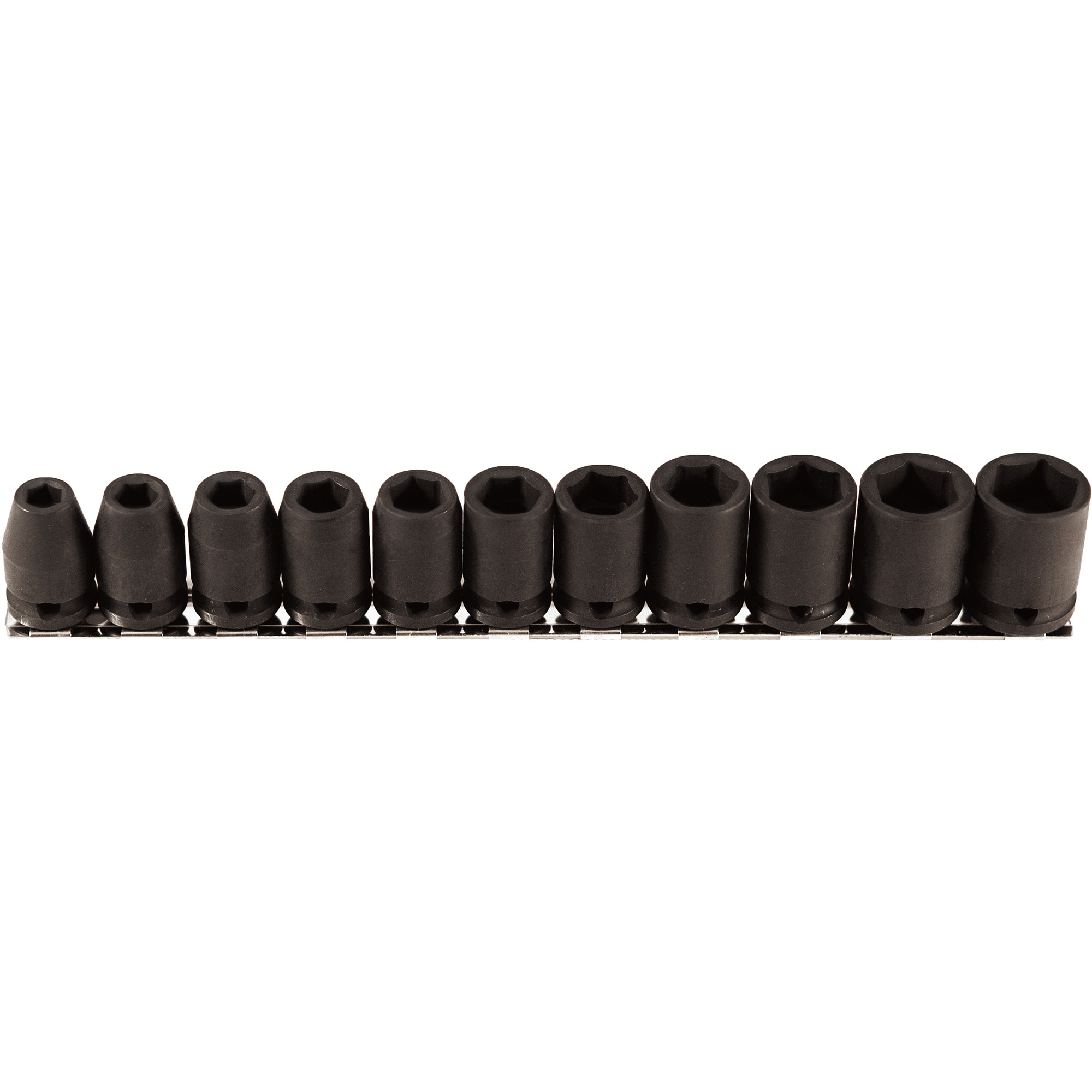 Jeu de douilles, 11 Mcx, Chocs, Prise de 3/8"