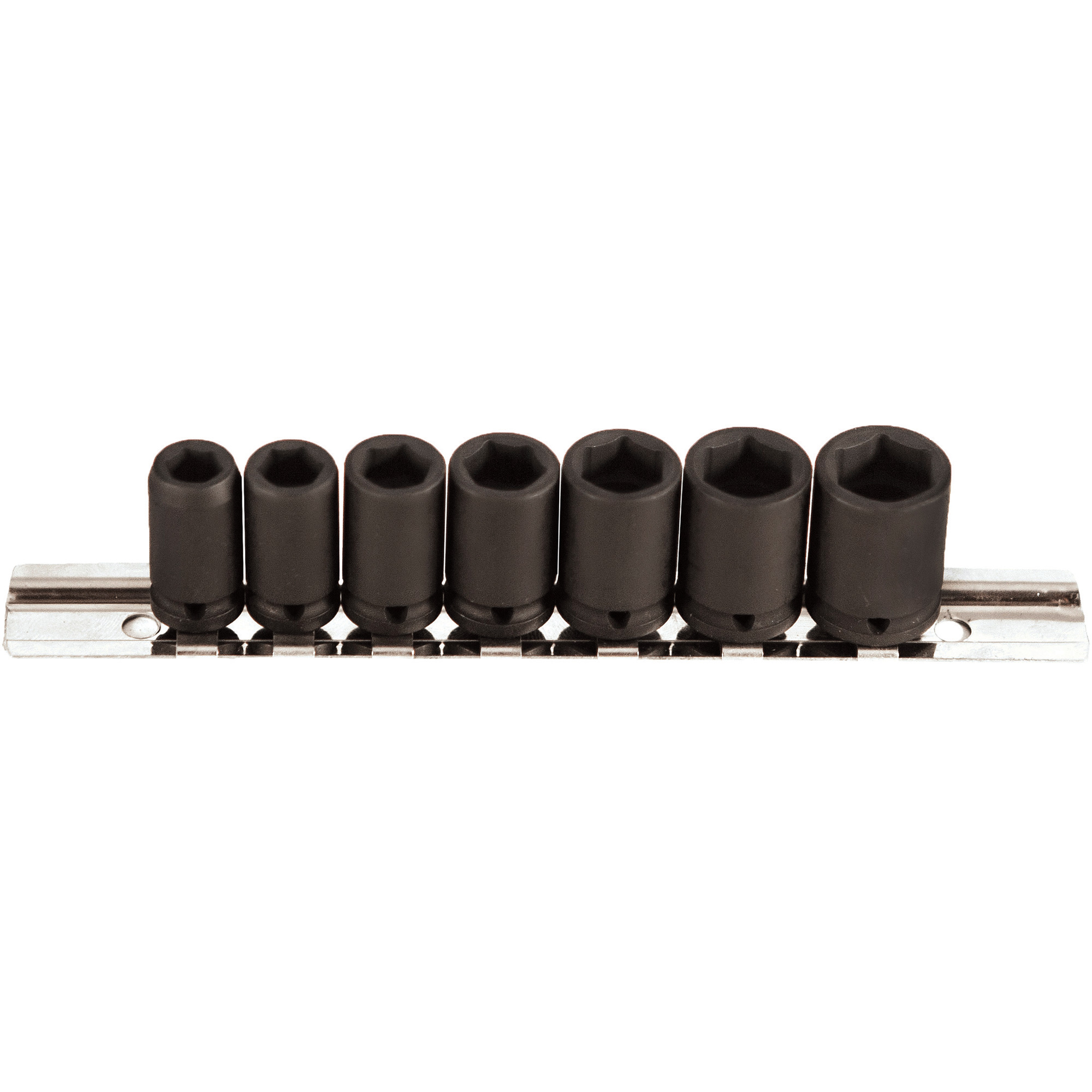 Jeu de douilles, 7 Mcx, Chocs, Prise de 1/4"