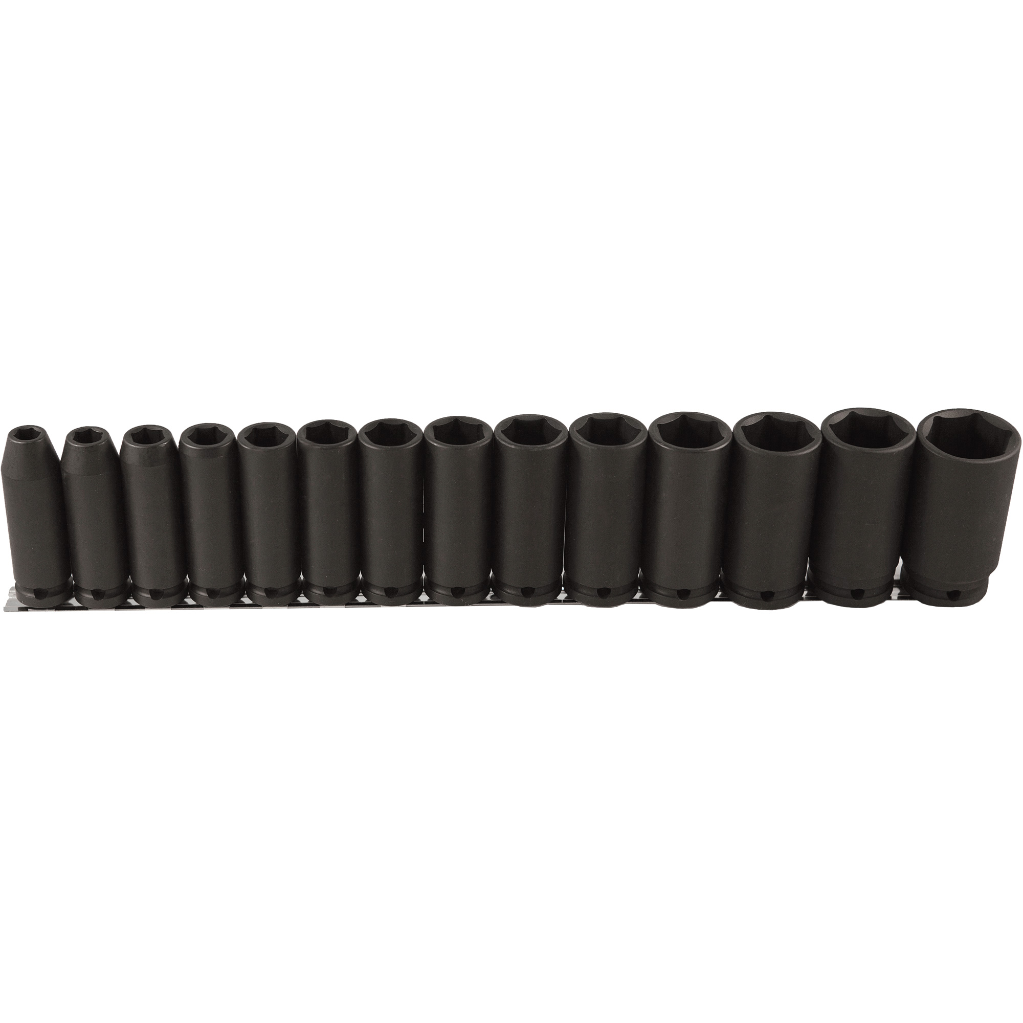 Jeu de douilles longues, 14 Mcx, Chocs, Prise de 1/2", Profond
