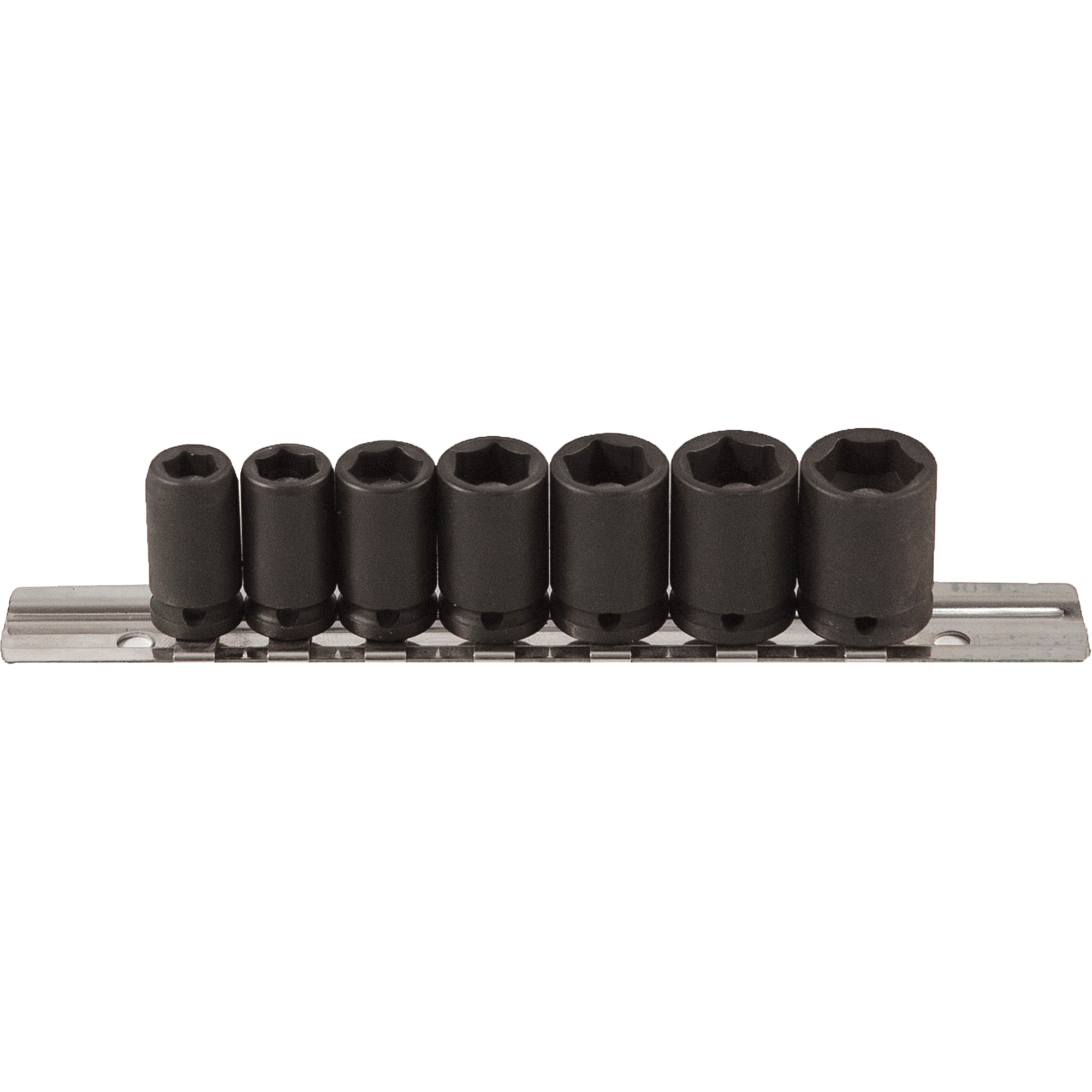 Jeu de douilles magnétiques, 7 Mcx, Chocs, Prise de 1/4"