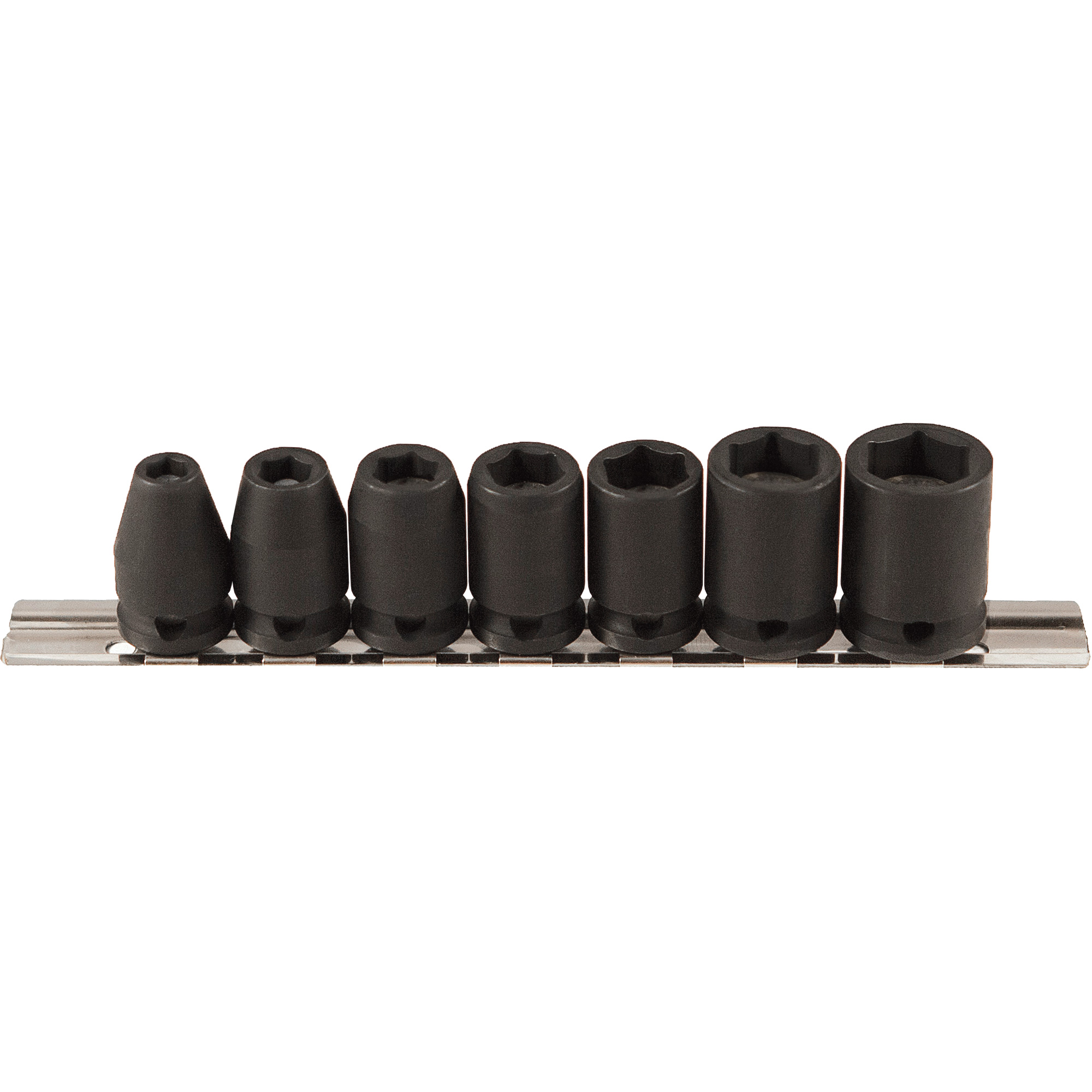 Jeu de douilles magnétiques, 7 Mcx, Chocs, Prise de 3/8"