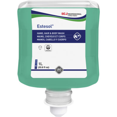 Nettoyant pour les mains, les cheveux et le corps EstesolMD, 1 L, Forêt tropicale, Cartouche en plastique