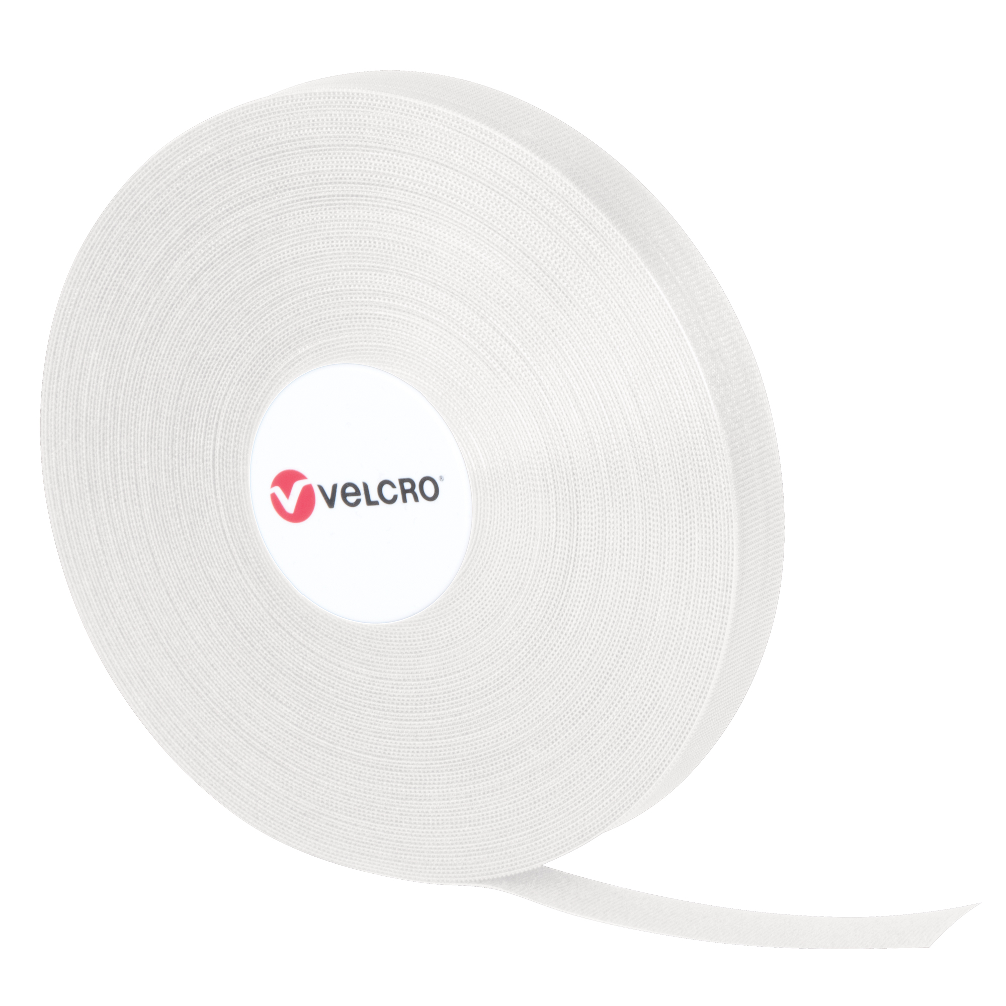 Attaches QWIK, Boucle et crochet, 25 vg x 3/4", Auto-aggripant, Blanc