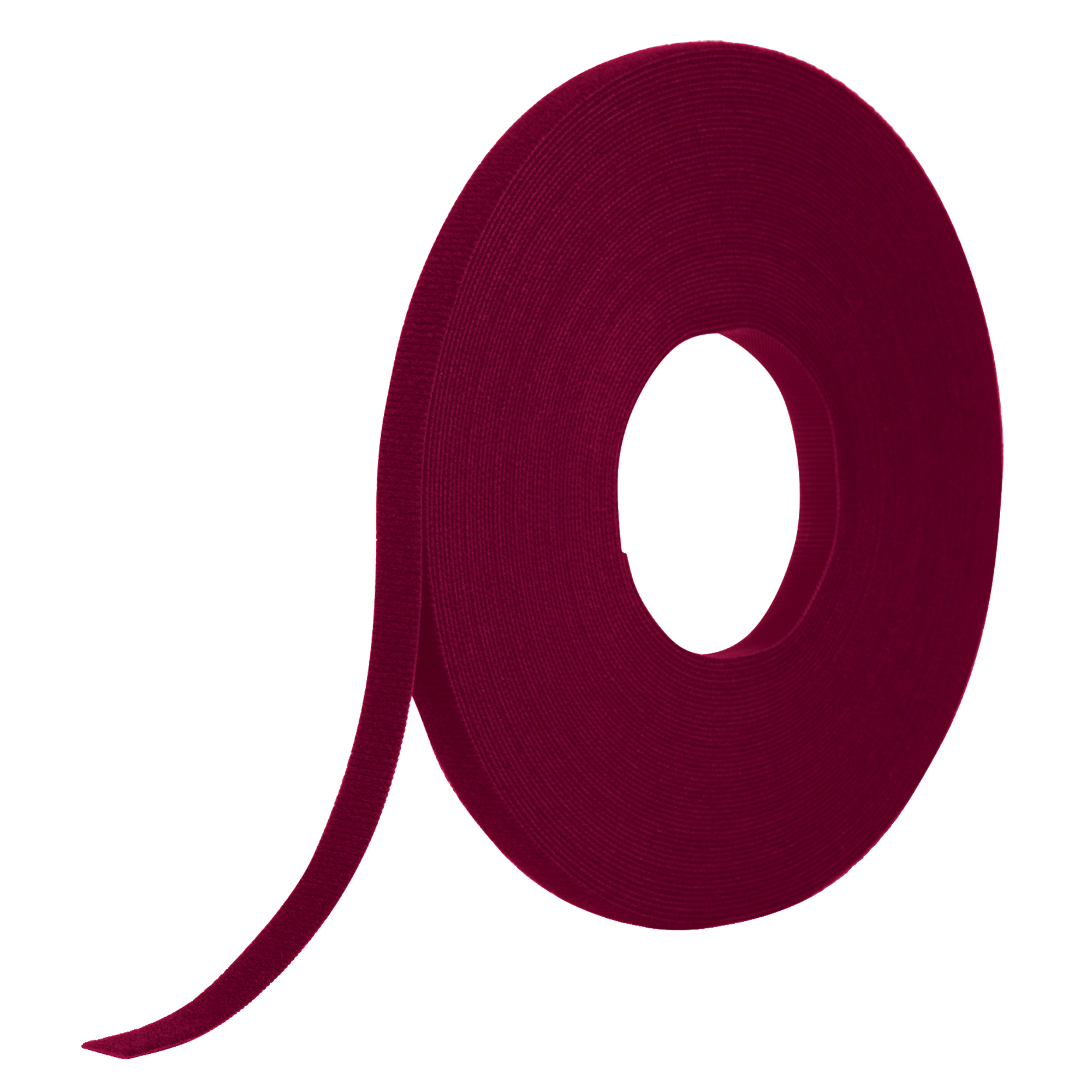 Ruban d'attaches ignifugé One-WrapMD, Boucle et crochet, 25 vg x 1/2", Auto-aggripant, Canneberge