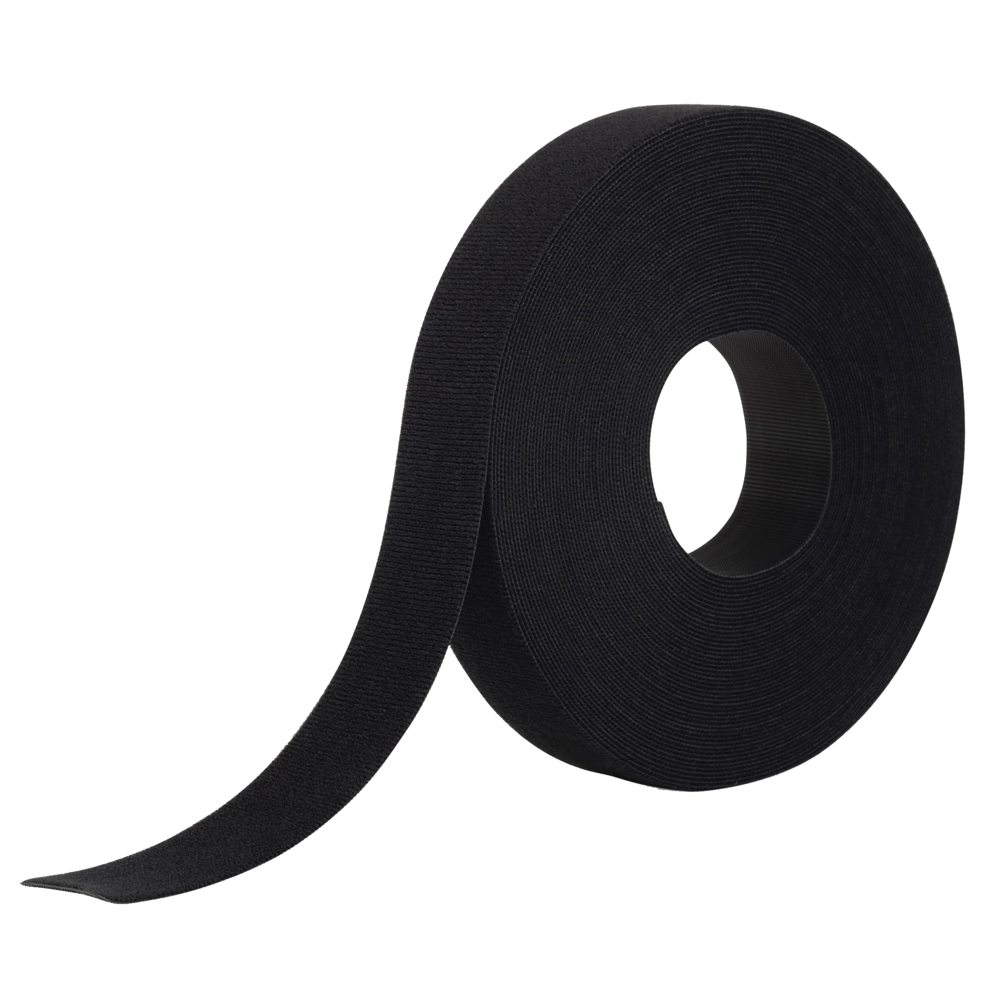Ruban d'attaches One-WrapMD, Boucle et crochet, 25 vg x 1", Auto-aggripant, Noir