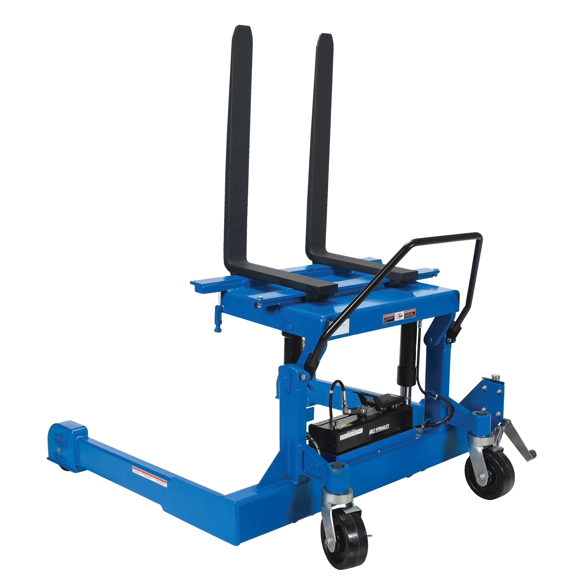 Basculeur ergonomique à chevauchement, Bascule 90°, Capacitée 2000 lb, 72-13/16" lo x 57-1/4" la x 29-1/4" h