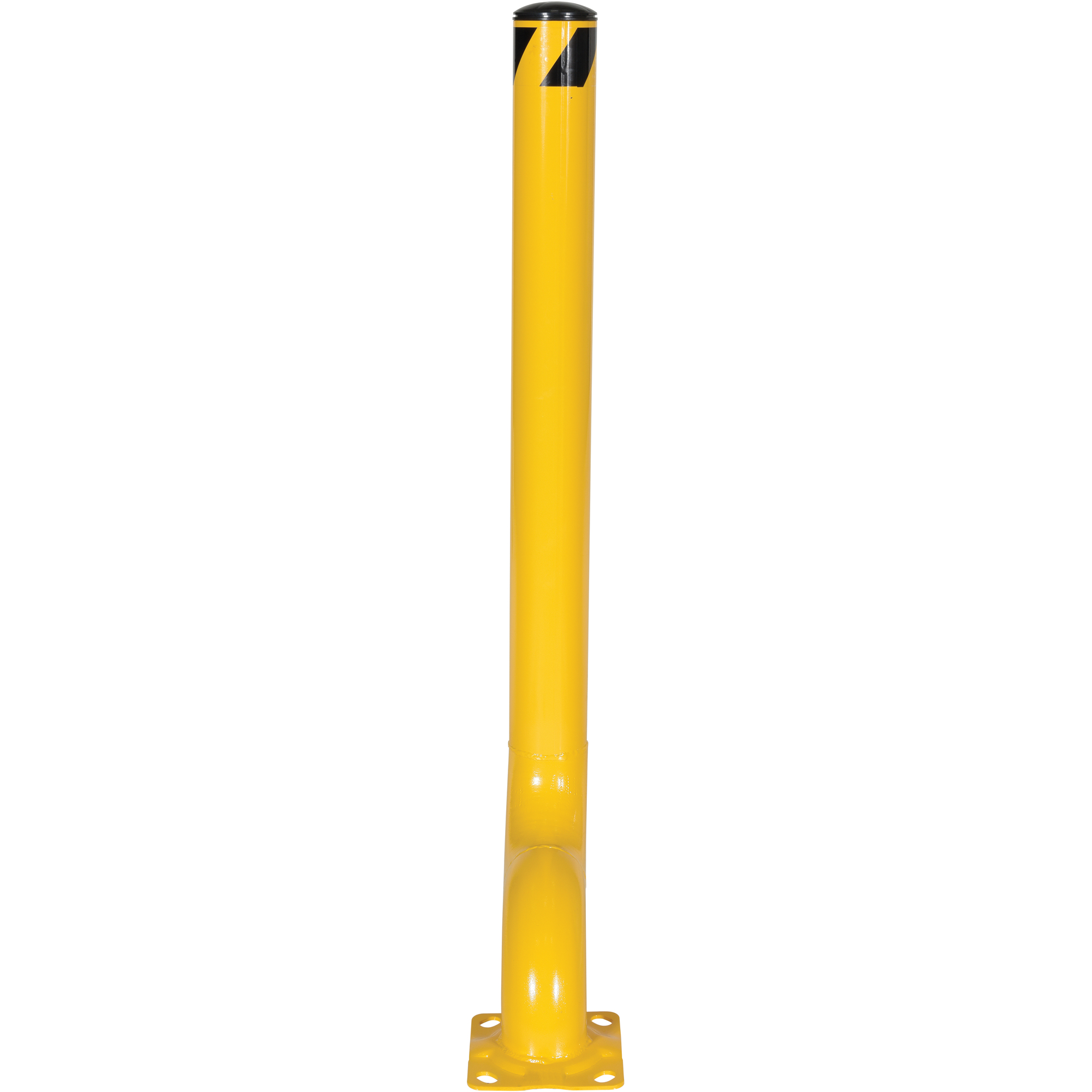 Borne désaxée, Acier, 54" h x 4-1/2" la, Jaune – Image 2