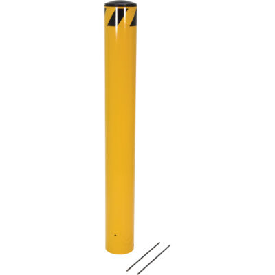 Bornes à couler, Acier, 48-1/2" h x 5-9/16" la, Jaune