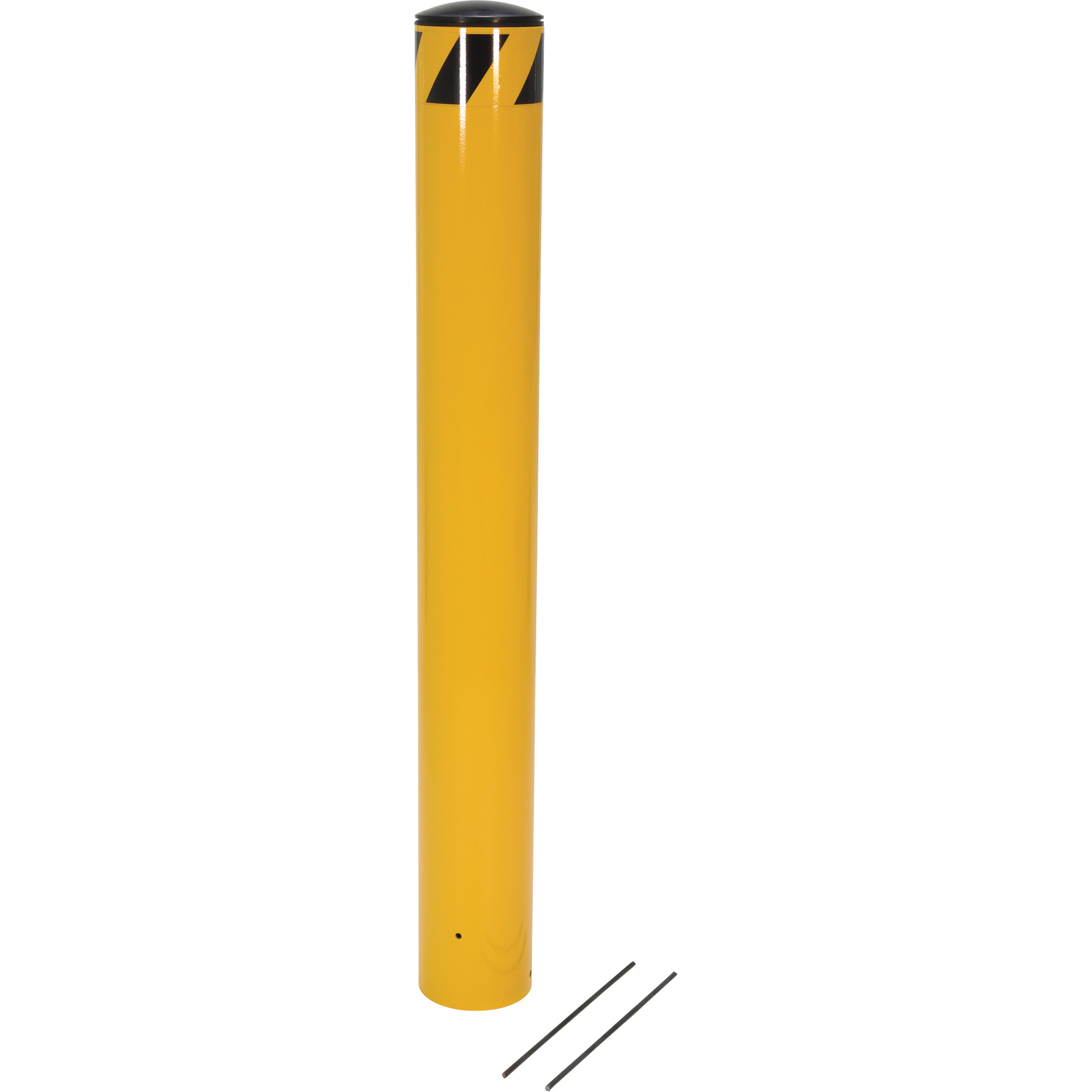 Bornes à couler, Acier, 48-1/2" h x 5-9/16" la, Jaune