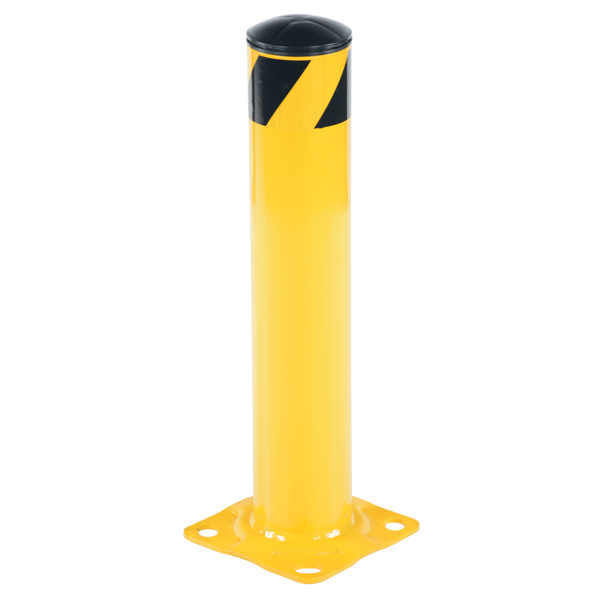 Butoir de sécurité, Acier, 24" h x 4,5" la, Jaune