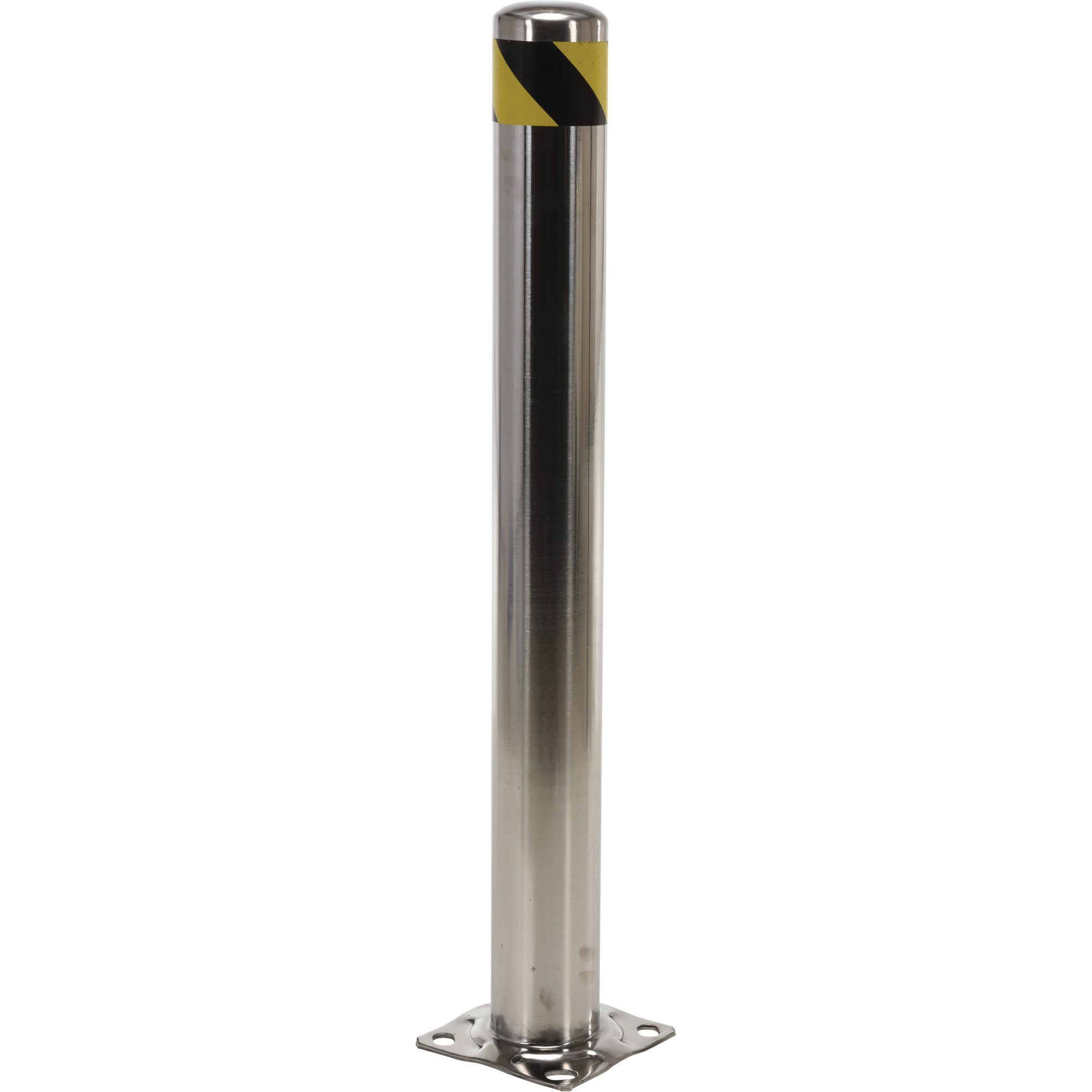 Butoir de sécurité, Acier inoxydable, 42" h x 8" la, Argent