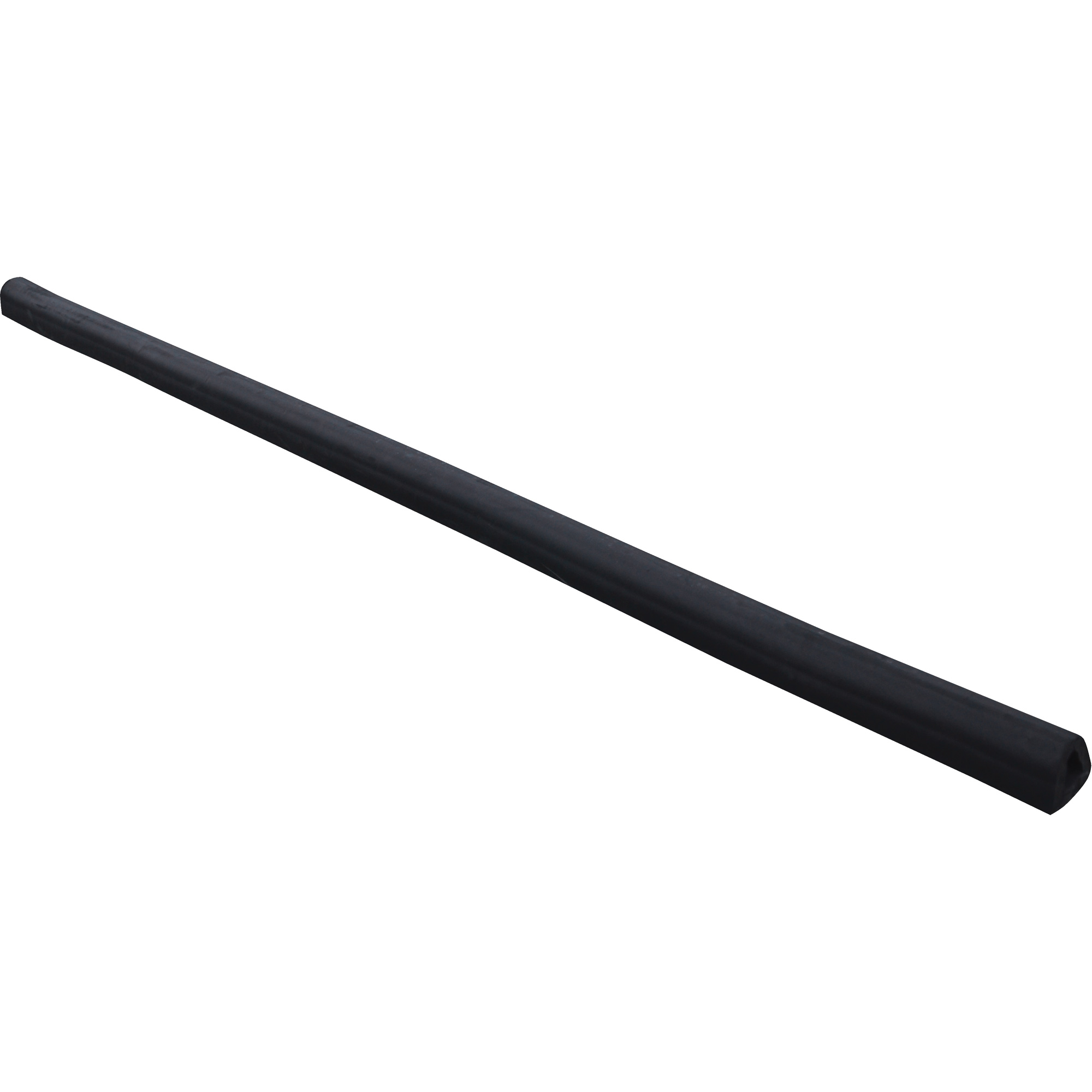 Butoir en caoutchouc extrudé, Caoutchouc, 4-1/8" la x 120" lo x 3-7/8" p