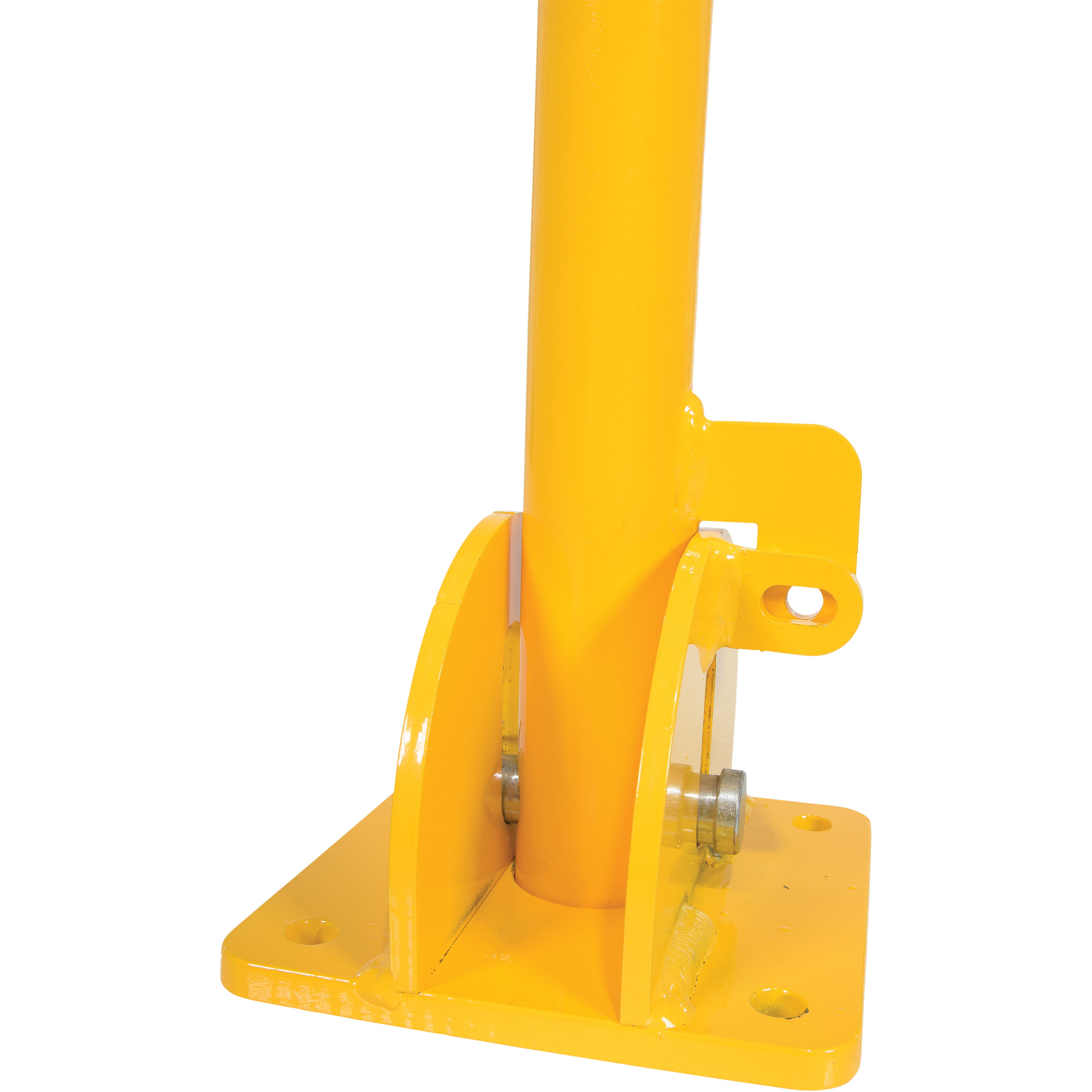 Butoirs repliables, Acier, 42" h x 1-3/4" la, Jaune – Image 2