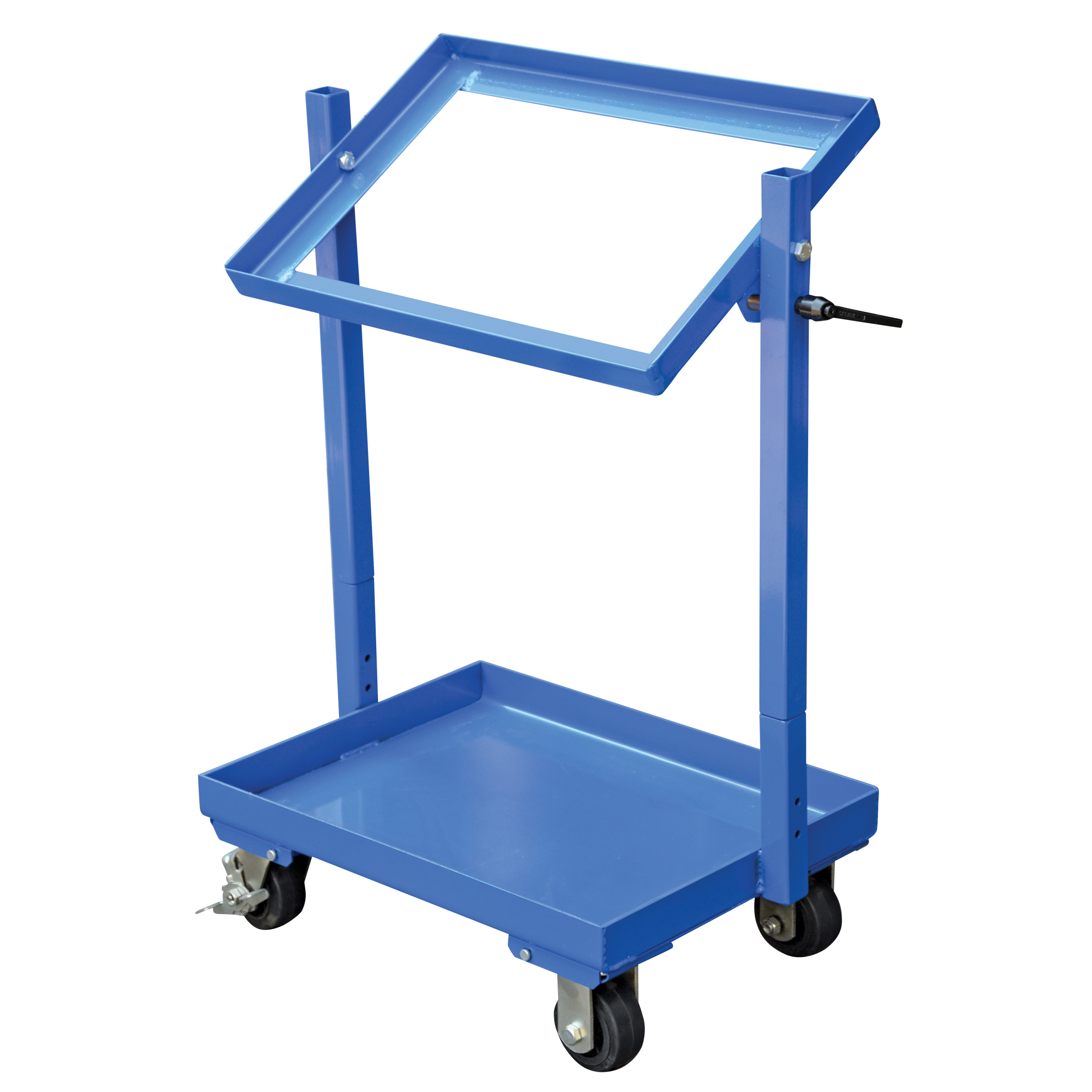 Chariot à cueillette, Acier, 30-11/16" la x 19-1/4" p, 2 tablettes, Capacité 200 lb