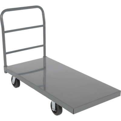 Chariot à plateforme, 48" lo x 24" la x Capacité 2000 lb, Roues en Caoutchouc