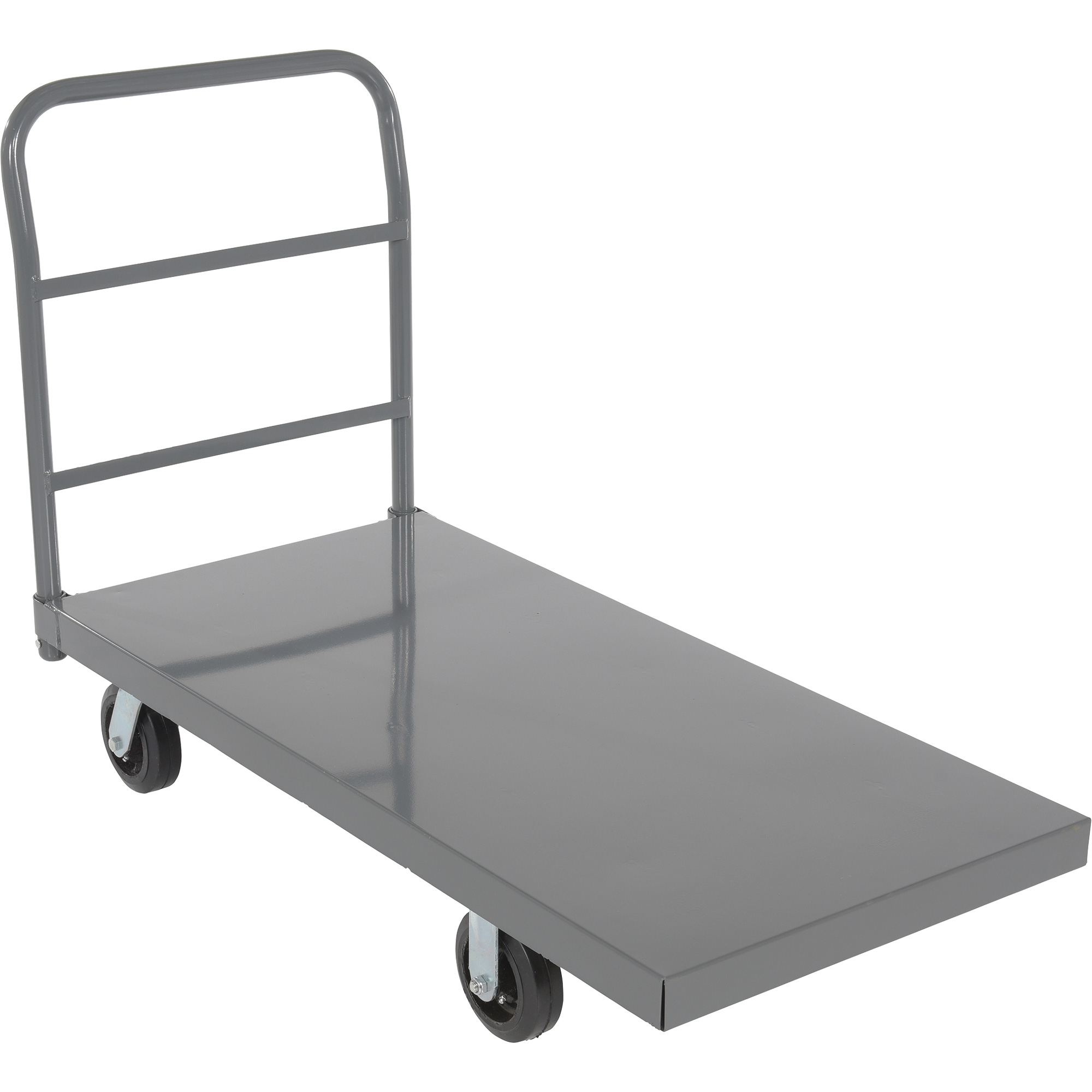 Chariot à plateforme, 48" lo x 24" la x Capacité 2000 lb, Roues en Caoutchouc