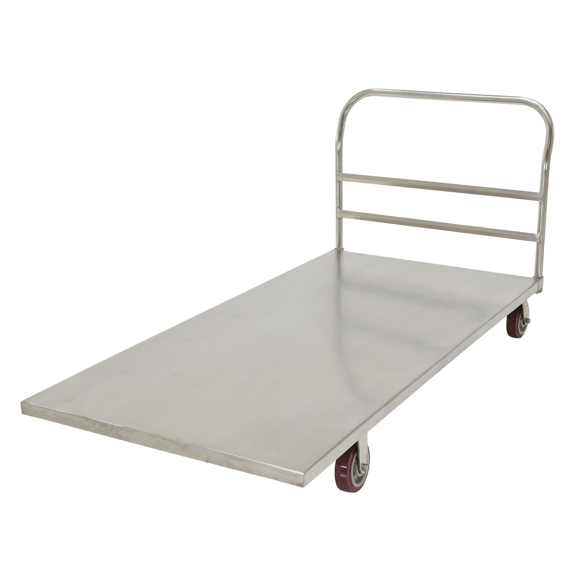 Chariot à plateforme, 72" lo x 36" la x Capacité 2000 lb, Roues en Polyuréthane