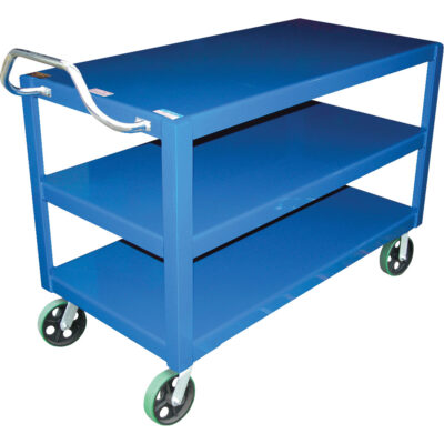 Chariot à poignée ergonomique Ergo-Handle, 4000 lb Capacité, Acier, 24-1/2" la x 41" ha x 54-7/8" p, Bordure vers le bas