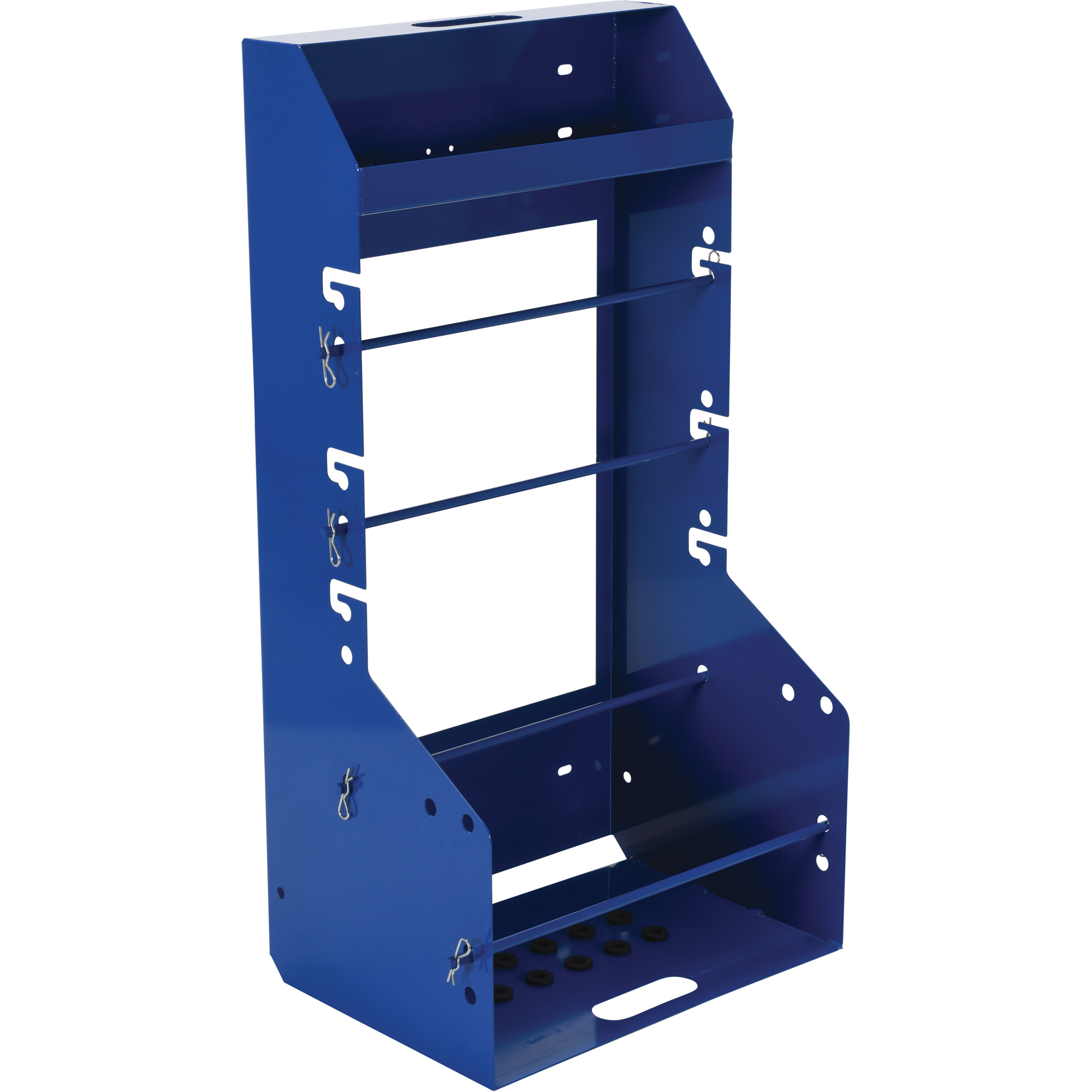 Chariot autonome pour matériaux bobinés, Acier, 4 Montants, 16-1/4" la x 44-1/4" h x 22-1/4" p, Capacité de 300 lb