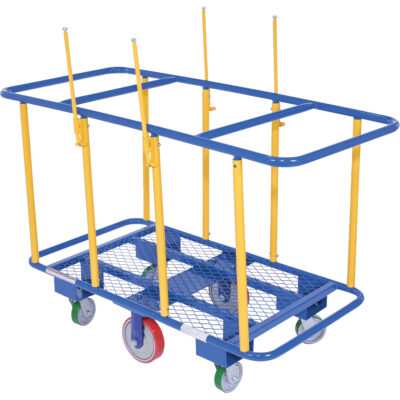 Chariot horizontal pour panneaux, 63-7/16" x 28-1/2" x 40-15/16", Capacité 2000 lb