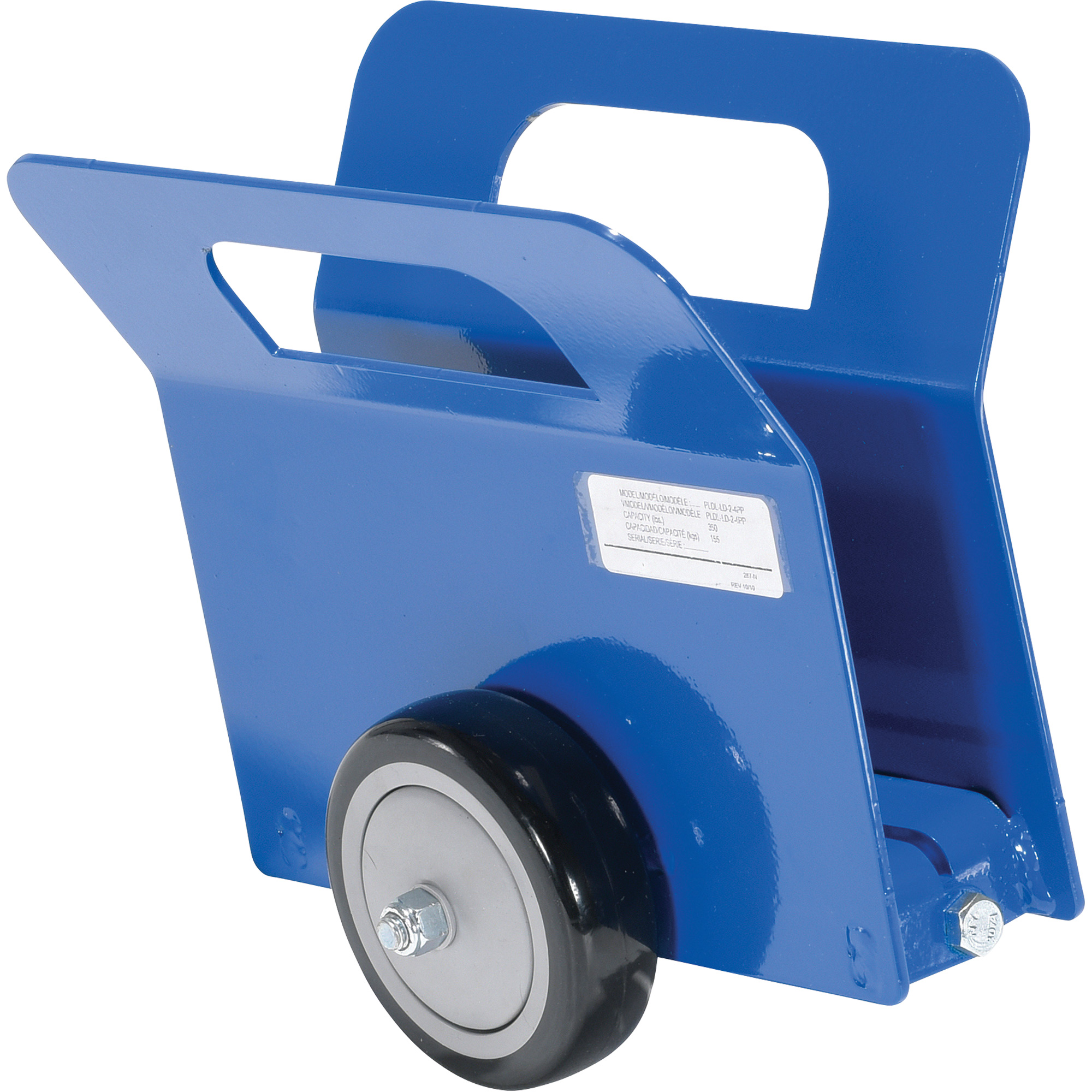 Chariot léger pour panneaux et portes, 2,25" la x 10" p x 9,56" h, Capacité de 350 lb