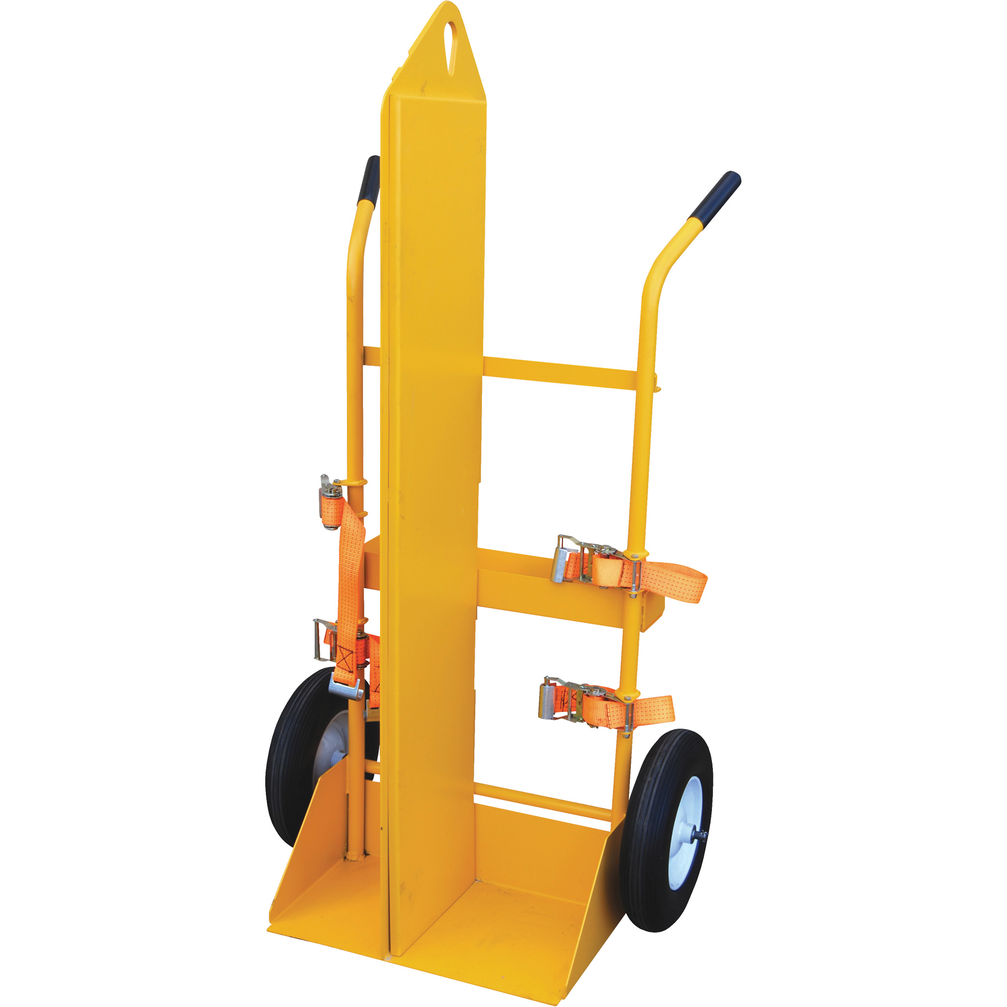 Chariot pour chalumeau et bouteille à gaz, Roues Rempli de mousse, Base de 23-1/8" la x 22-13/16" lo, 500 lb