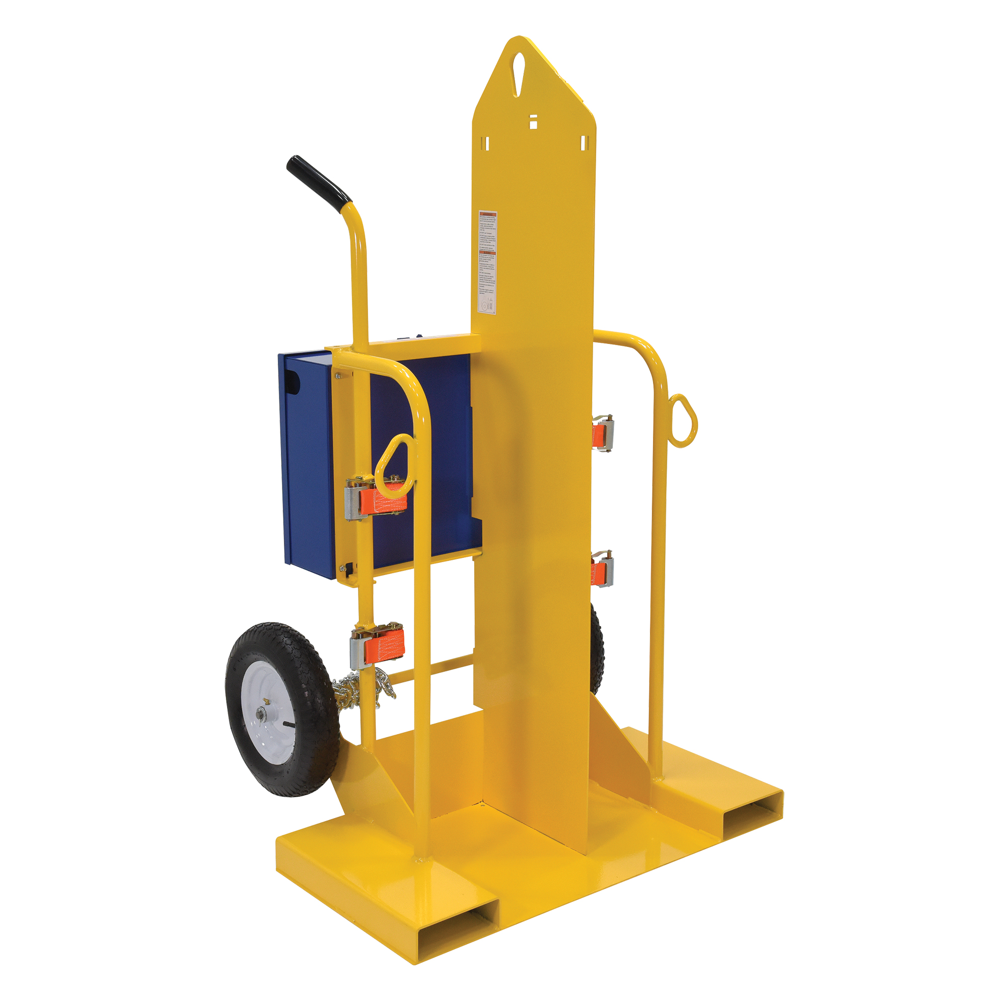 Chariot pour chalumeau et bouteille de soudage, Roues Pneumatique, Base de 24" la x 19-1/2" lo, 500 lb
