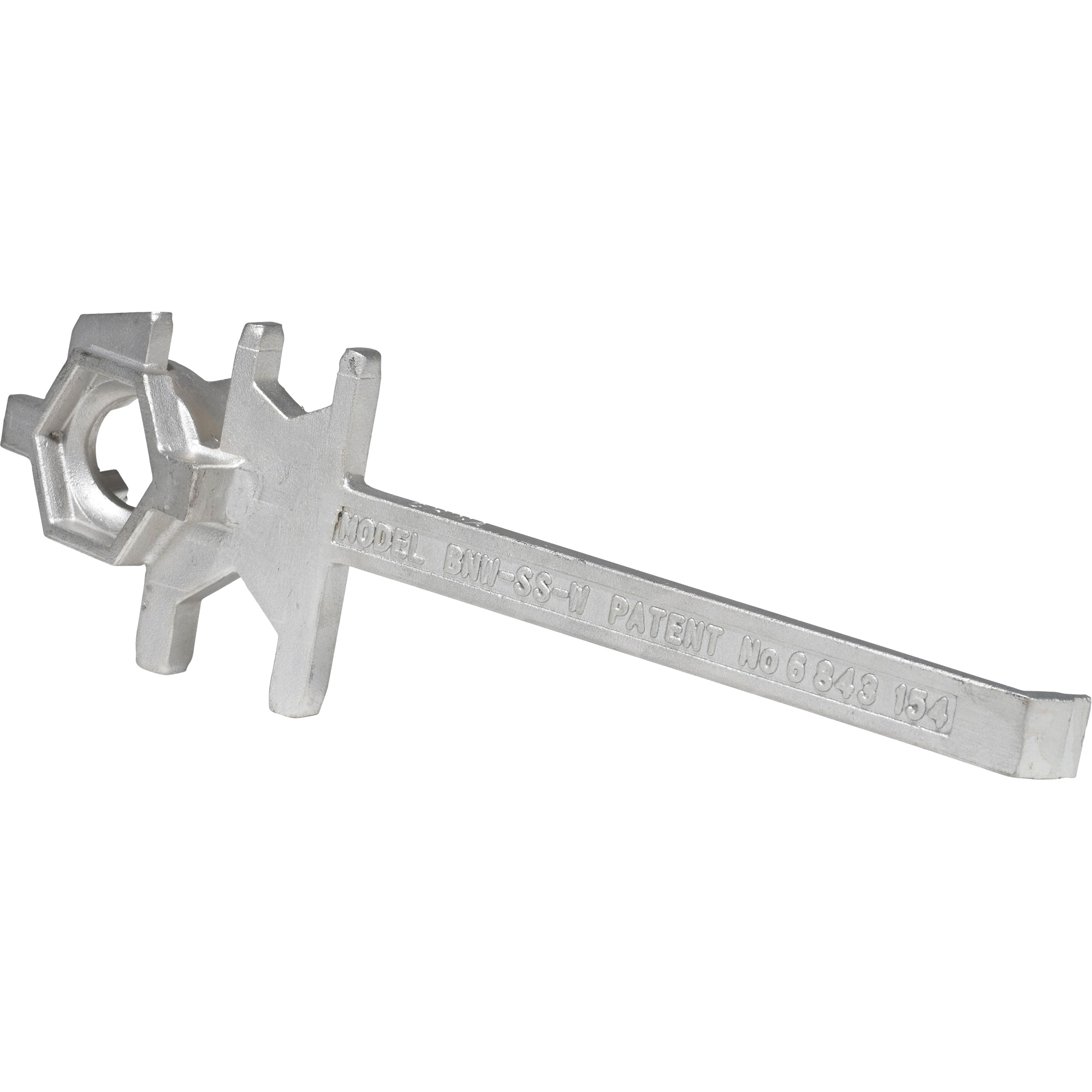 Clé pour baril, Ouverture de 3/4"/2", Poignée 9-1/2", Acier inoxydable