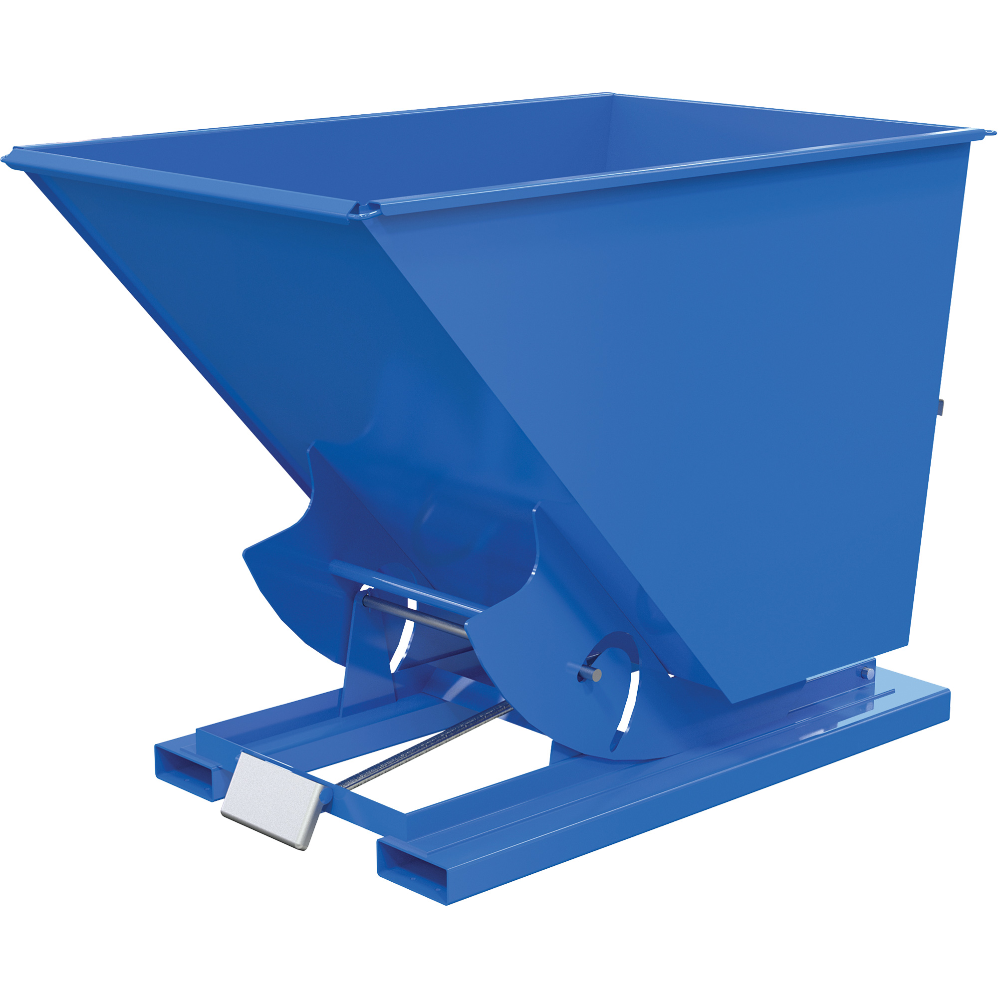 Conteneur autobasculeur, Acier, 1-1/2 vg³, Bleu – Image 2