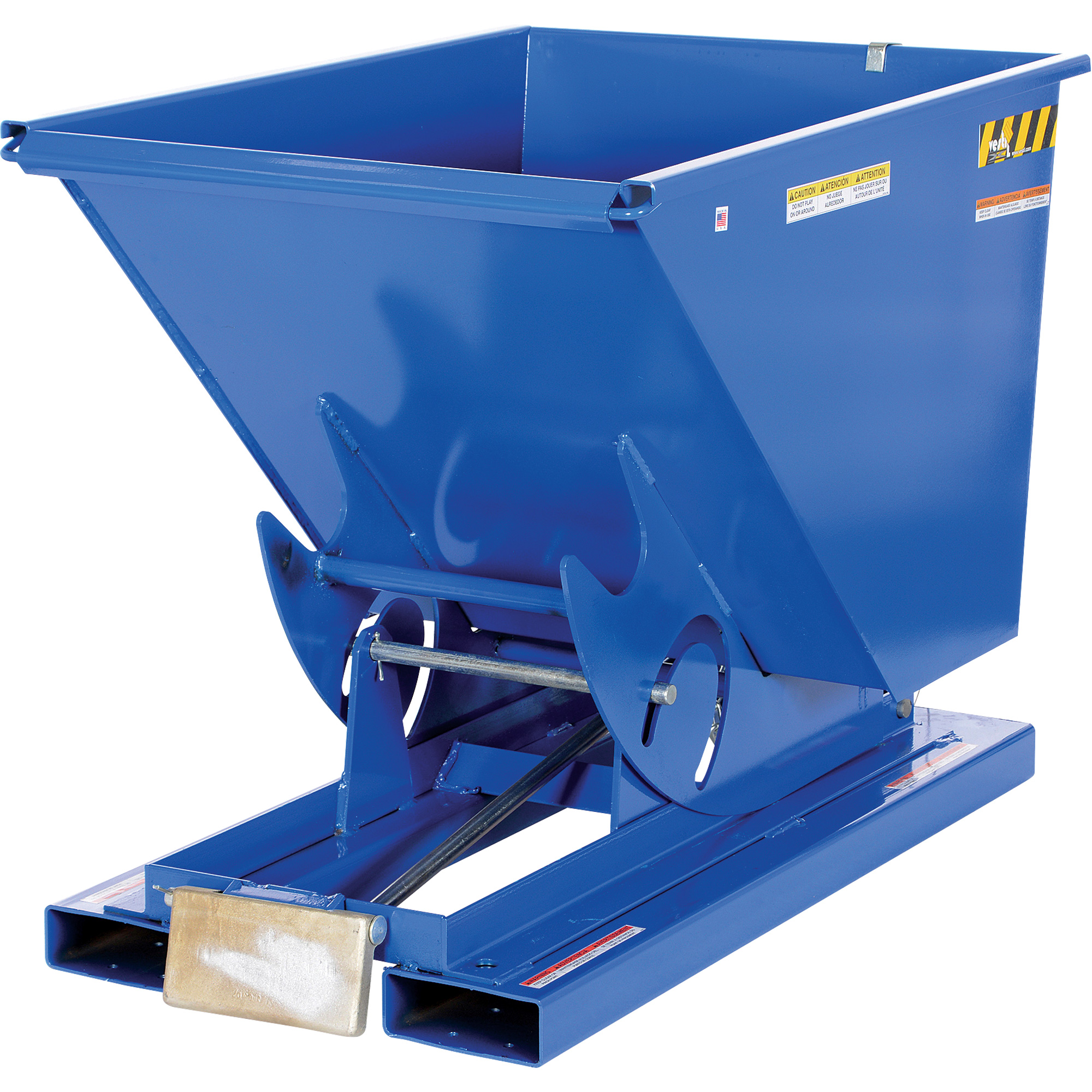 Conteneur autobasculeur, Acier, 1/2 vg³, Bleu – Image 4