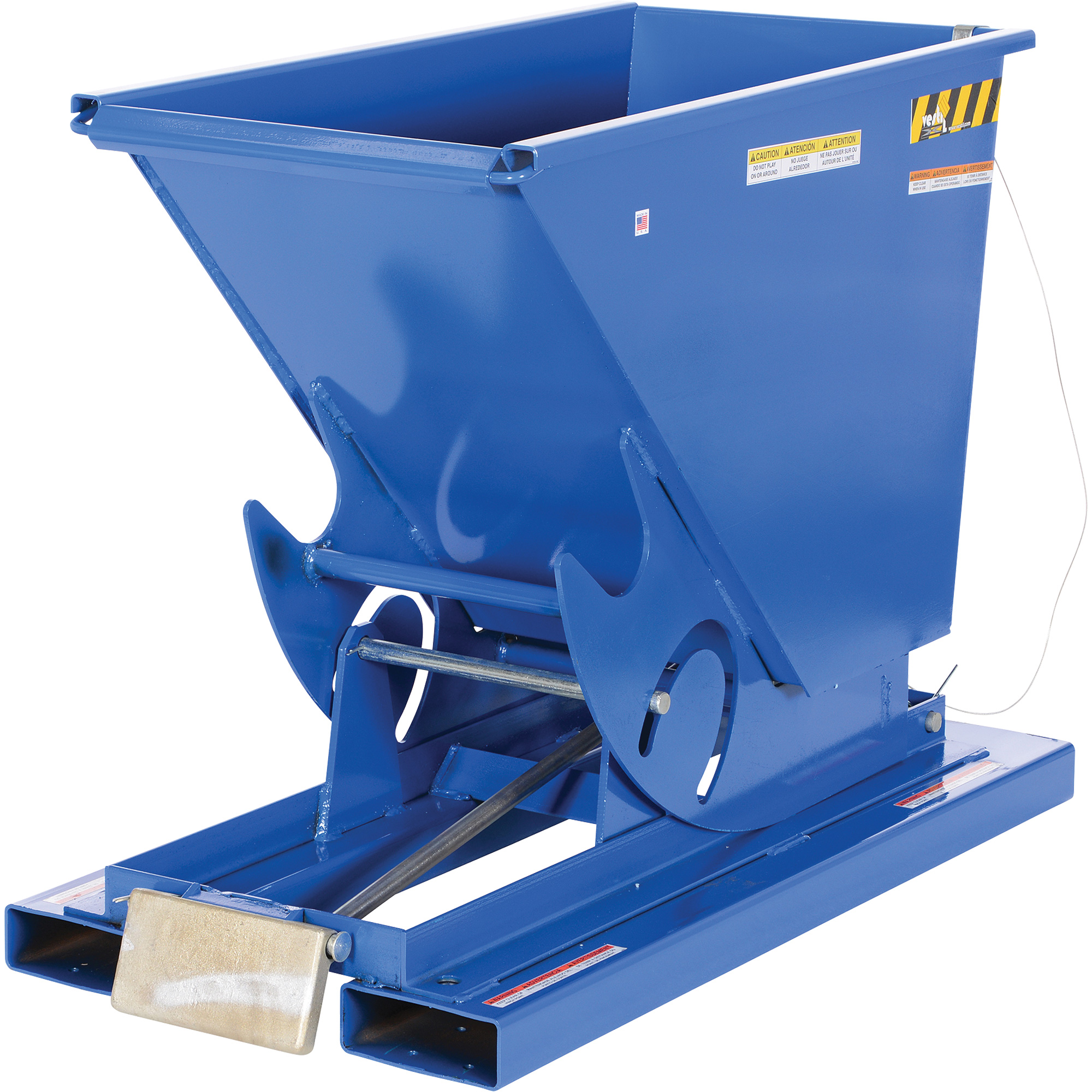 Conteneur autobasculeur, Acier, 1/3 vg³, Bleu – Image 4
